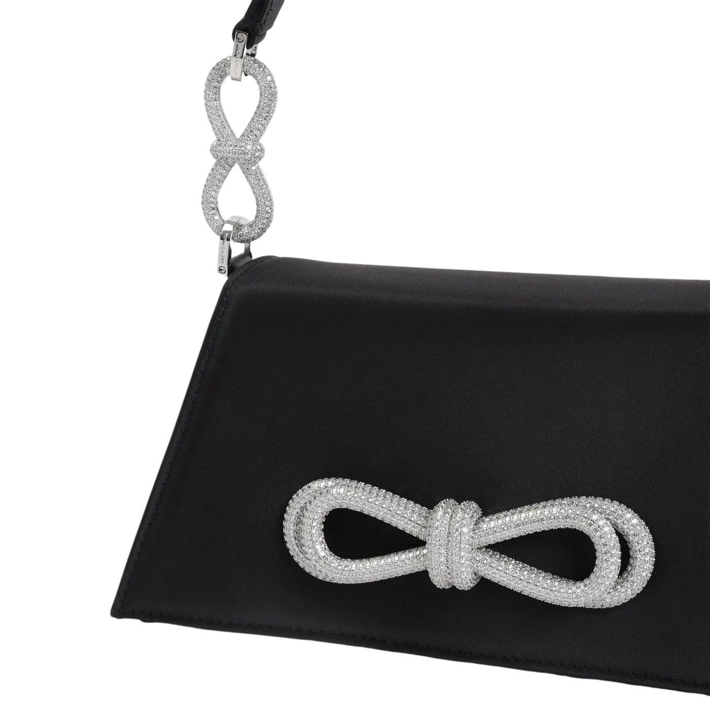 MACH & MACH MACH & MACH Black Silk Shoulder Bag new & Authentic Size ONE SIZE - 3 Thumbnail
