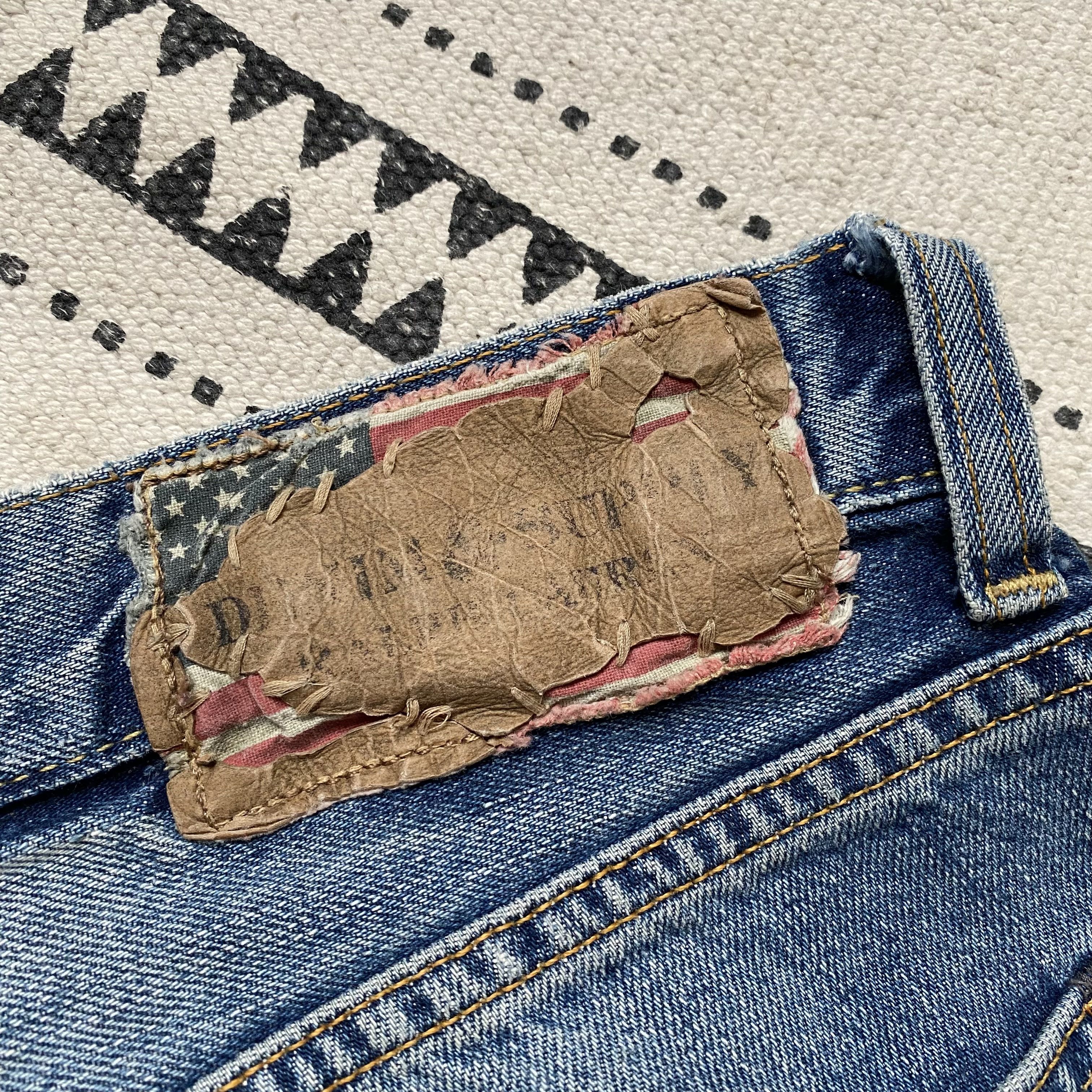 Polo Ralph Lauren 👖Vintage Polo Ralph Lauren Denim Supply Distressed jeans Size US 32 / EU 48 - 12 Thumbnail