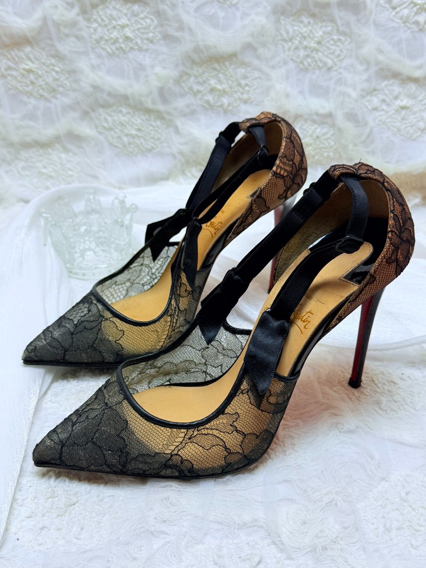 Christian Louboutin Christian Louboutin Black Lowtop Sneakers us_5 Women Size US 5 / IT 35 - 1 Thumbnail