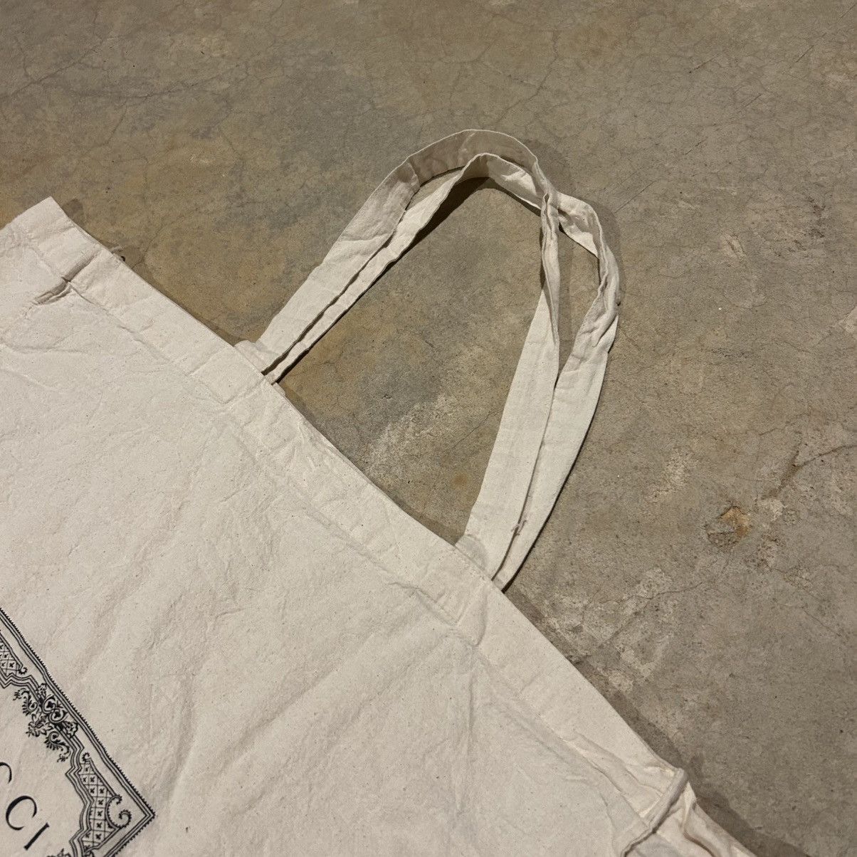 Designer × Gucci Gucci Natural Cotton Reusable Printed Large Tote Bag Size ONE SIZE - 4 Thumbnail