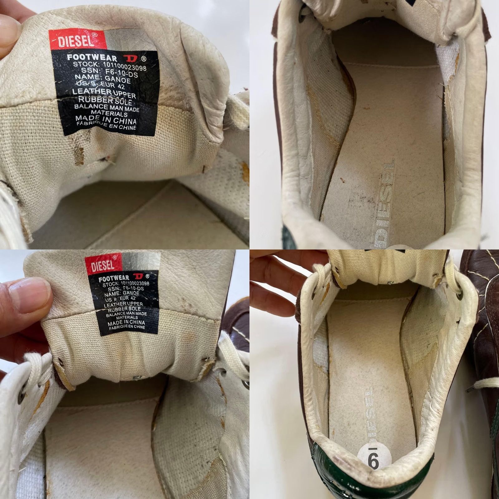 Diesel VINTAGE Diesel Men 9.0US Suede Material Brown Sneakers Luxury Casual Stylish 90s 00s Mens Size US 9 / EU 42 - 8 Thumbnail
