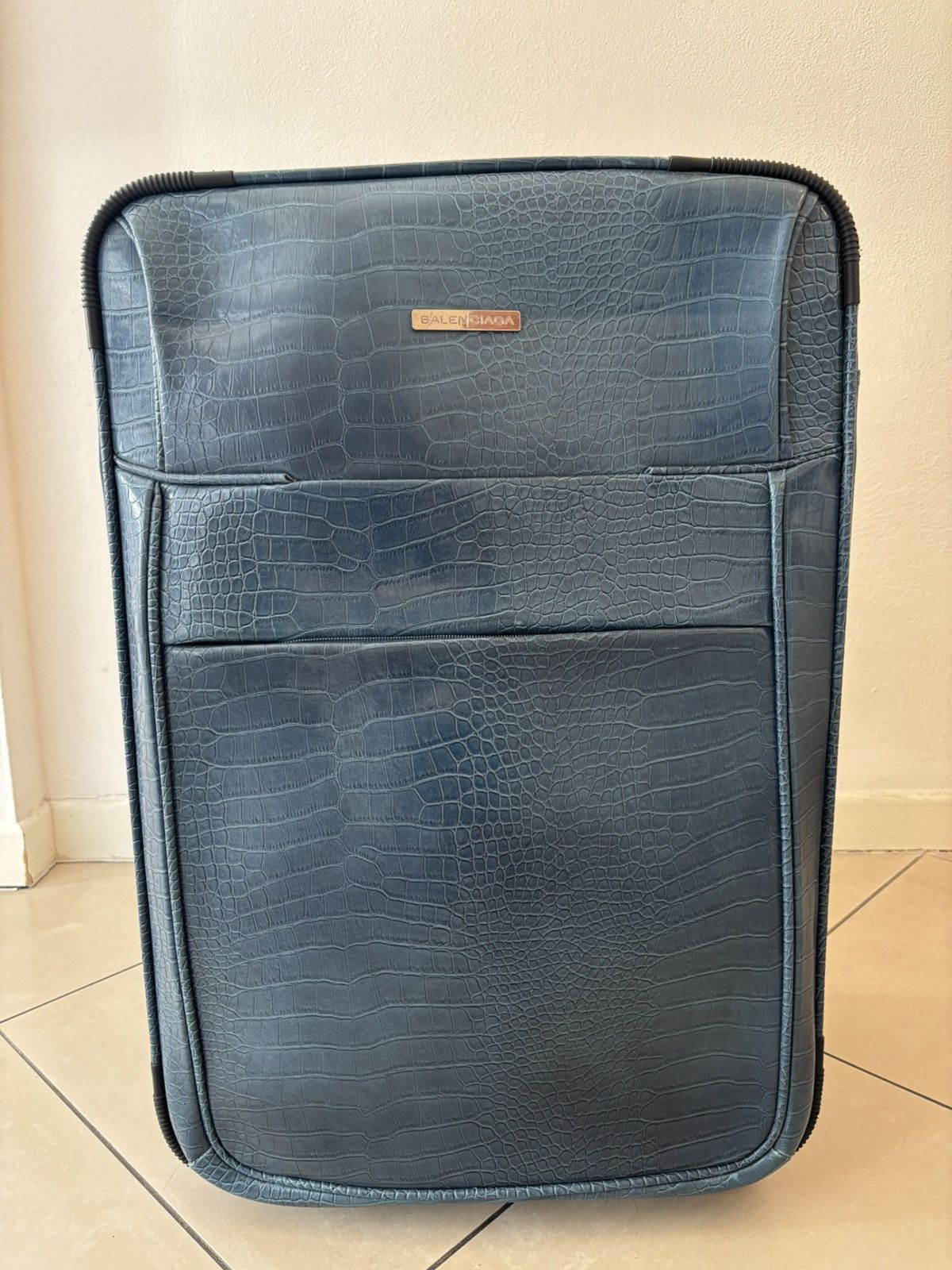 Balenciaga 1/5 Balenciaga Luggage Crocodile Effect Size ONE SIZE - 3 Thumbnail