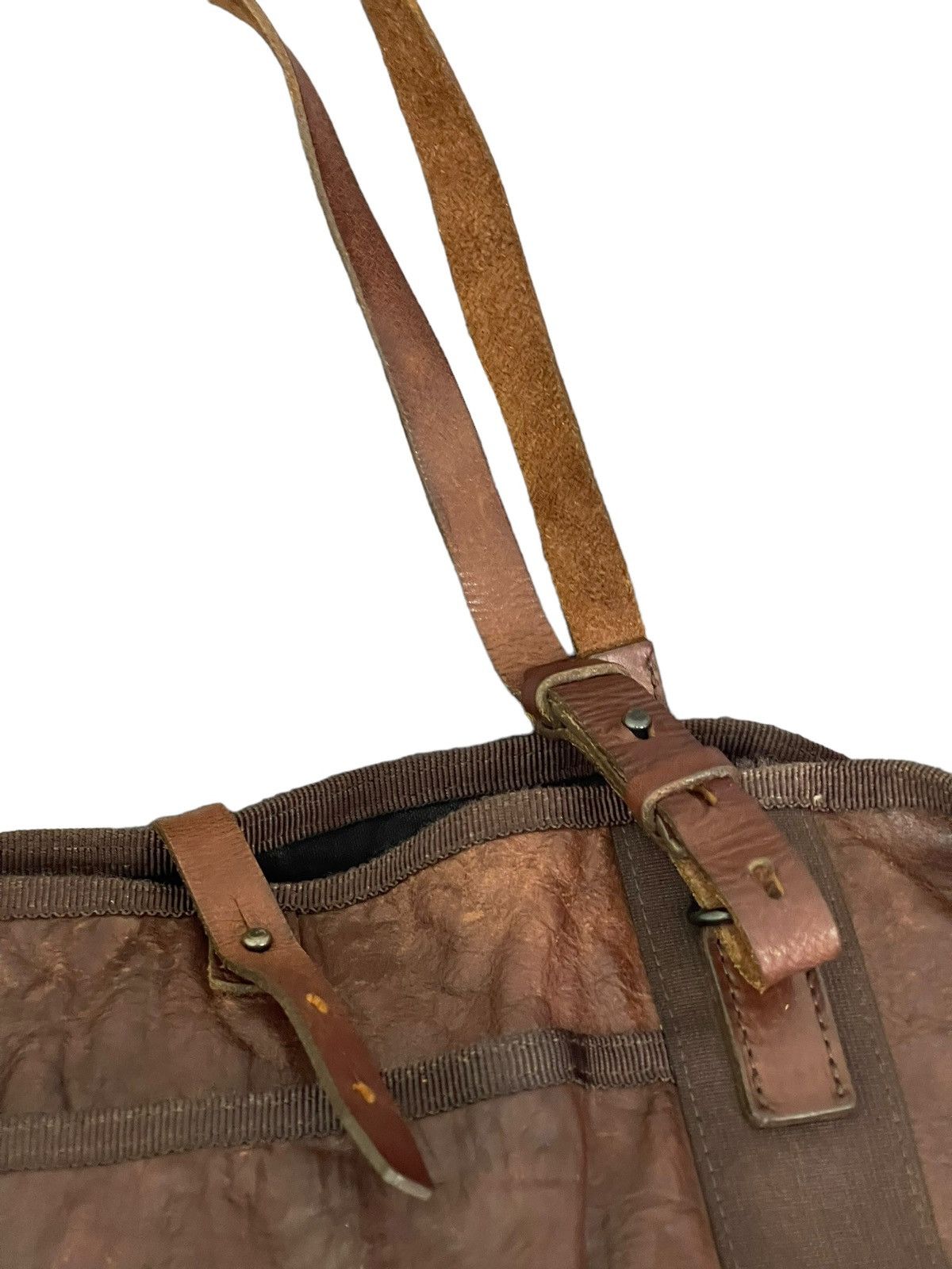 Japanese Brand Full Leather Patina Never Fade Tote Shoulder Bag 3🟩 Size ONE SIZE - 12 Thumbnail