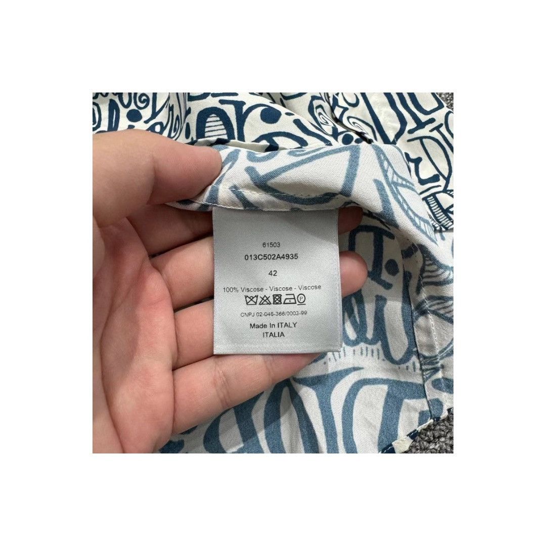 Dior × Stussy Dior x Shawn Stussy Button-Up Shirt | Grailed Dior × Stussy Dior x Shawn Stussy Button-Up Shirt | Grailed
