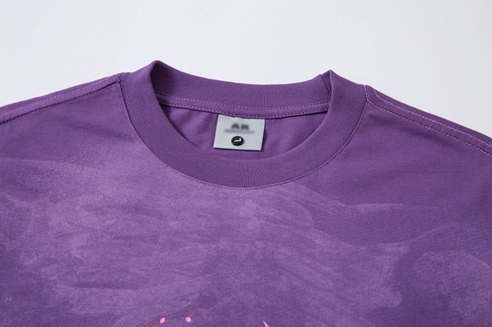 Japanese Brand × Vintage Street fashion fuzzy print skull short sleeve tee Size US L / EU 52-54 / 3 - 3 Thumbnail