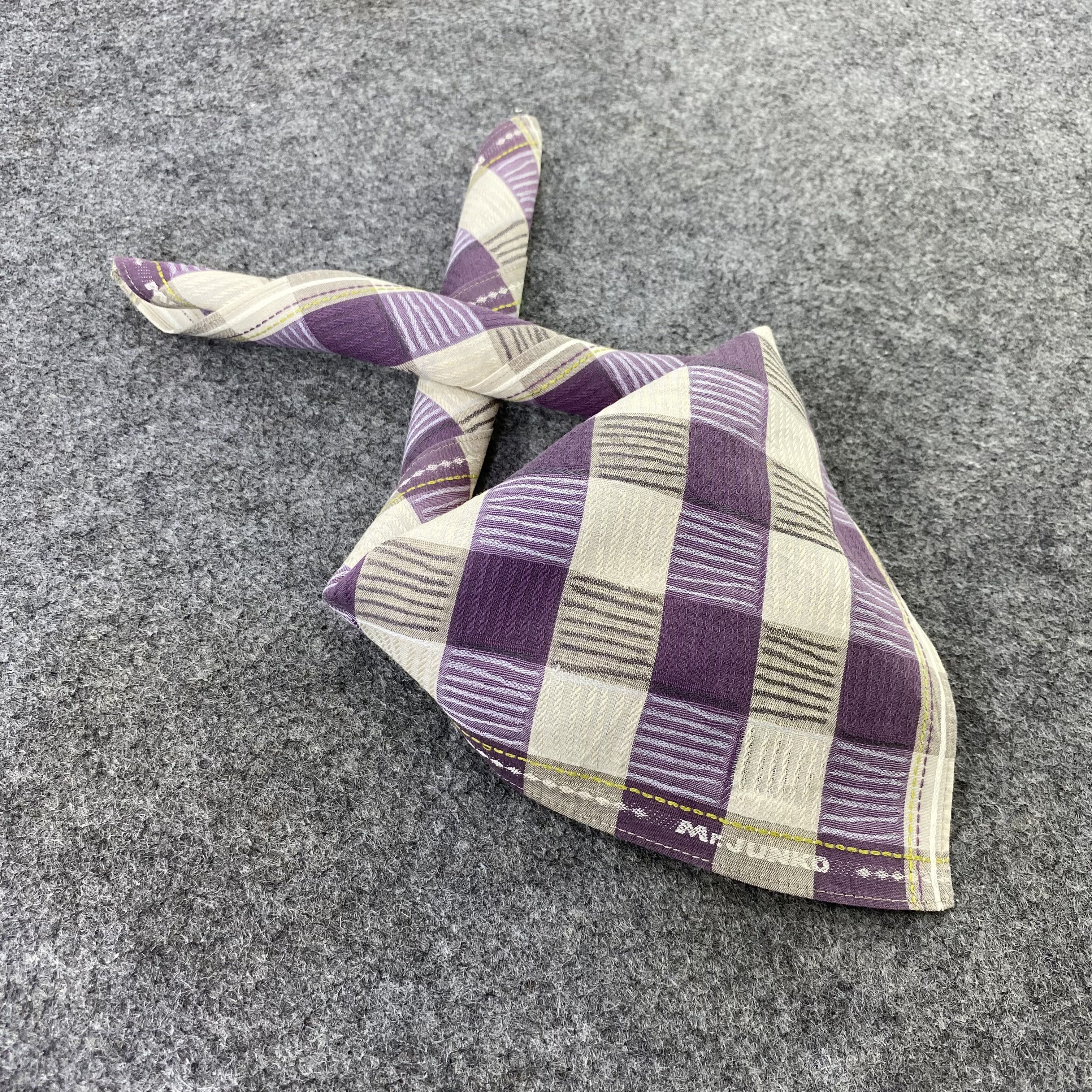 Japanese Brand Mr. Junko Handkerchief / Bandana / Neckerchief -B801 Size ONE SIZE - 1 Thumbnail
