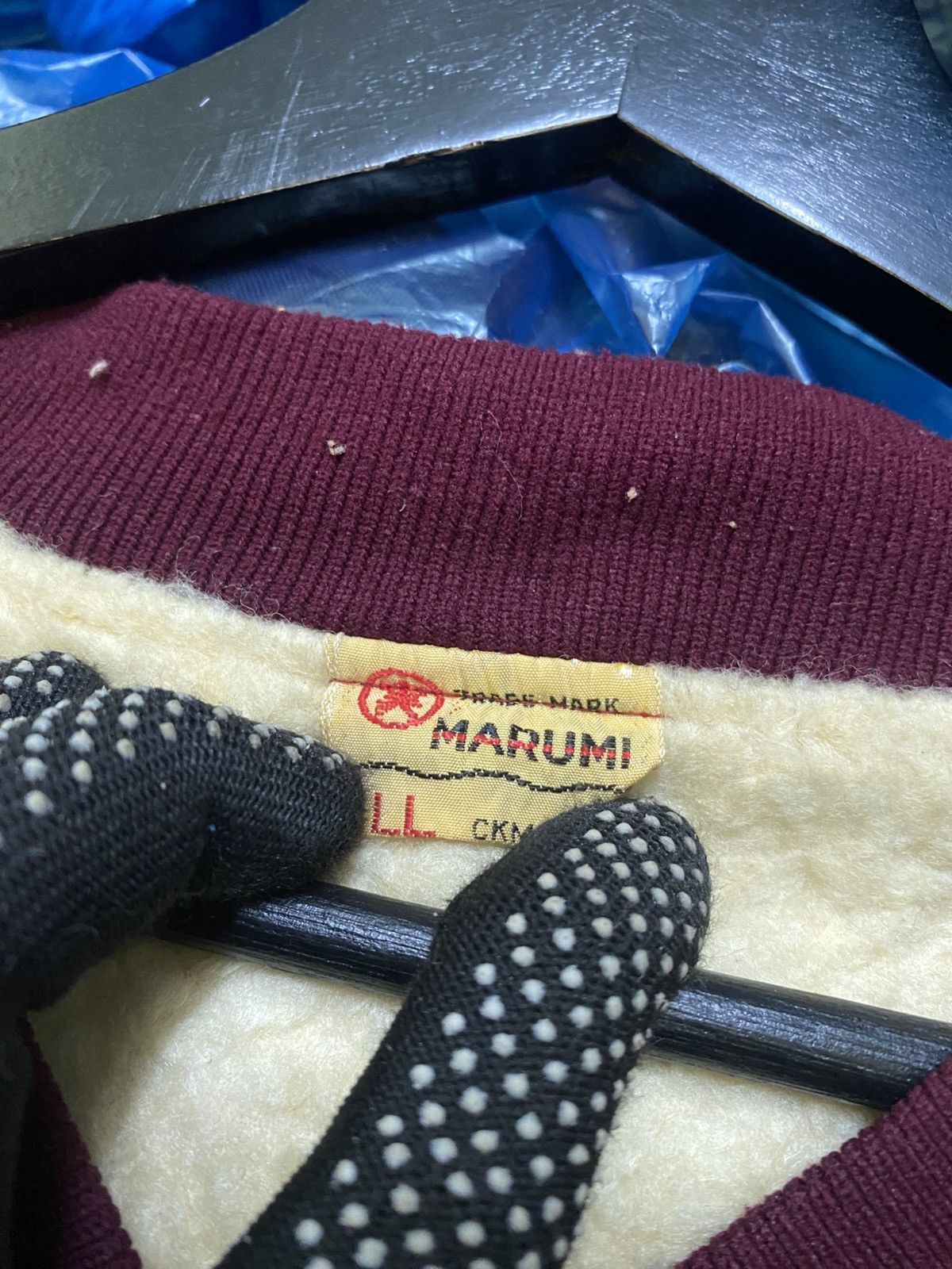Japanese Brand Vintage Marumi Maroon Floral Bomber Jacket 80s/90s Retro Size XL / US 12-14 / IT 48-50 - 6 Thumbnail