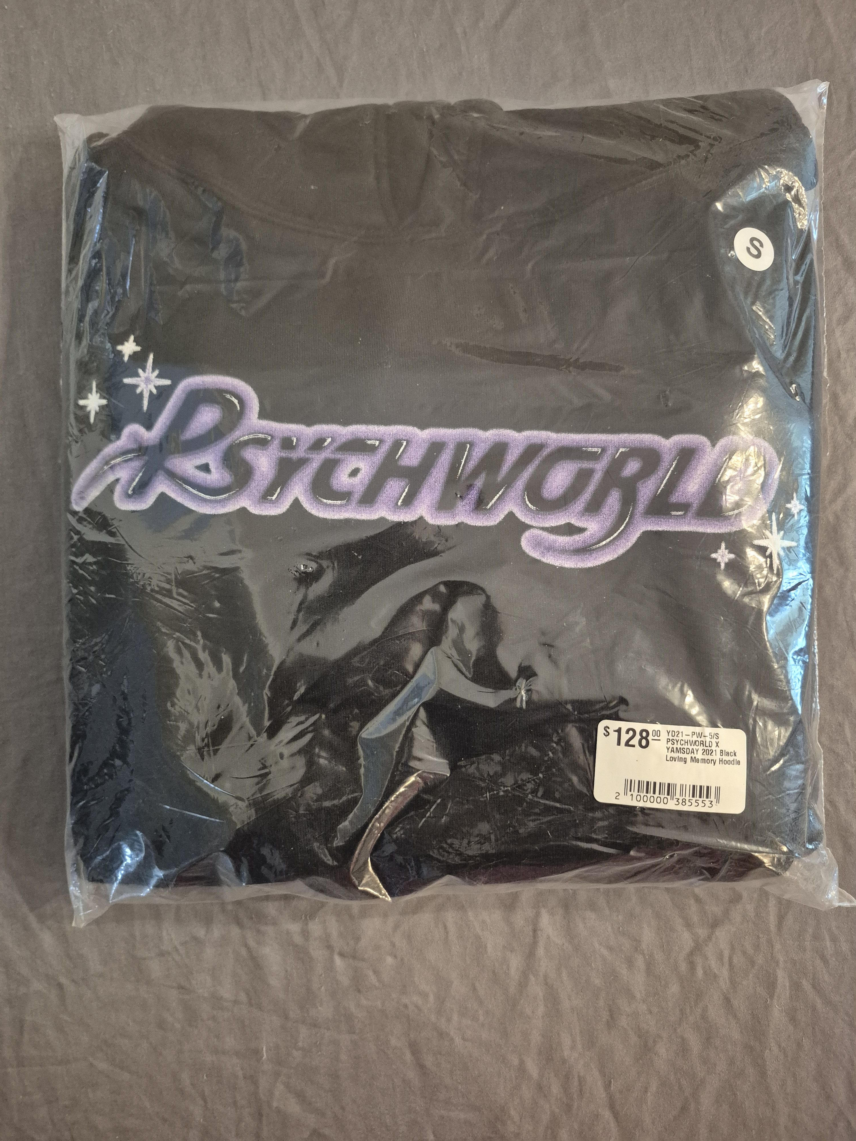 Psychworld Psychworld Yams Day Black Hoodie Size Small Size US S / EU 44-46 / 1 - 1 Thumbnail