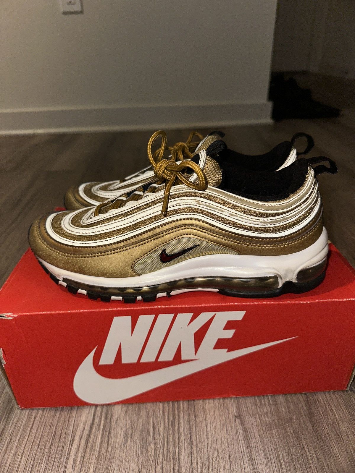 Metallic Silver 97 Metallic Gold Air Max Gold Shoes Nike Air Max