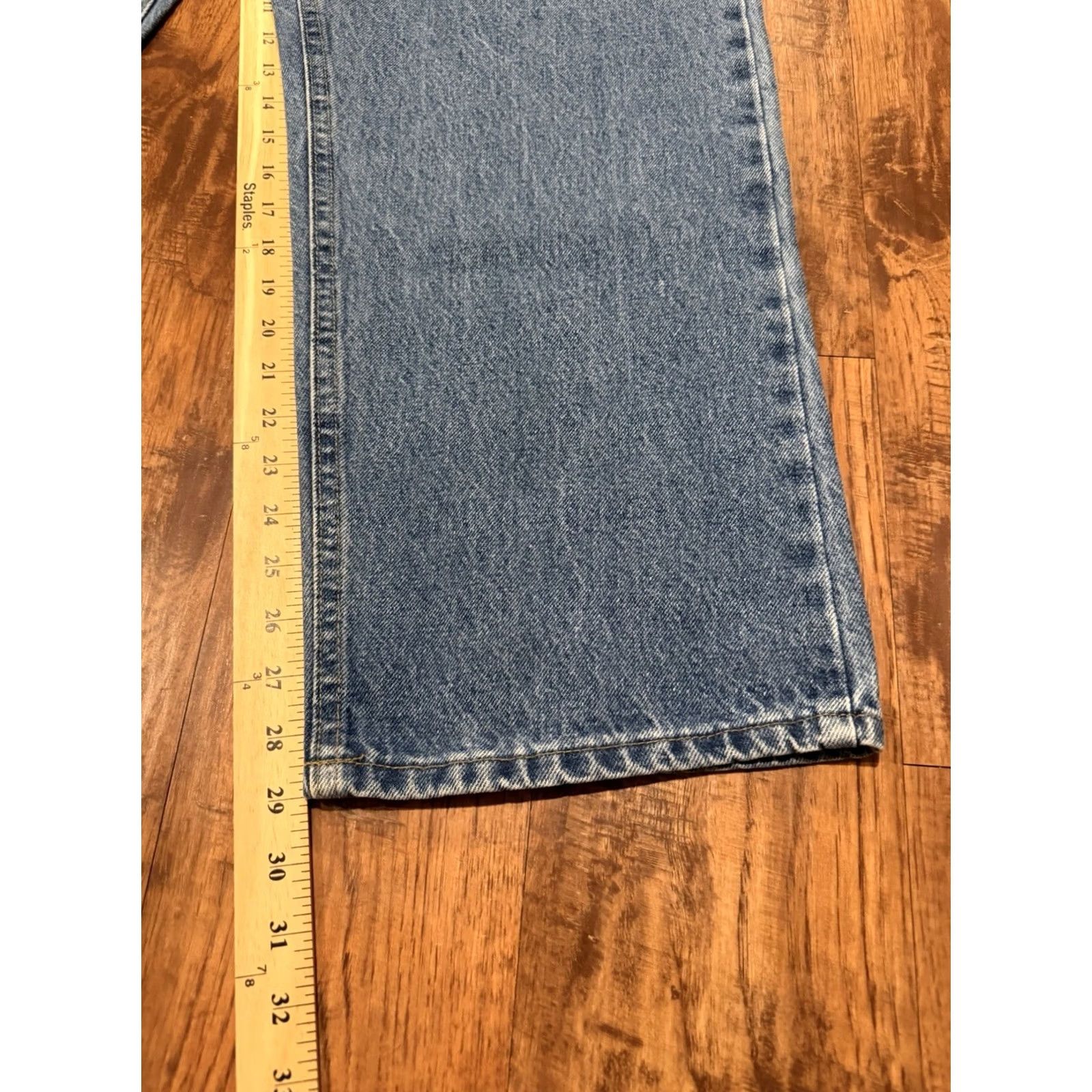 Carhartt Carhartt Pants Mens 44 Blue Jeans 44x30 Traditional Fit Workwear Denim B180 F623 Size US 44 / EU 60 - 4 Thumbnail