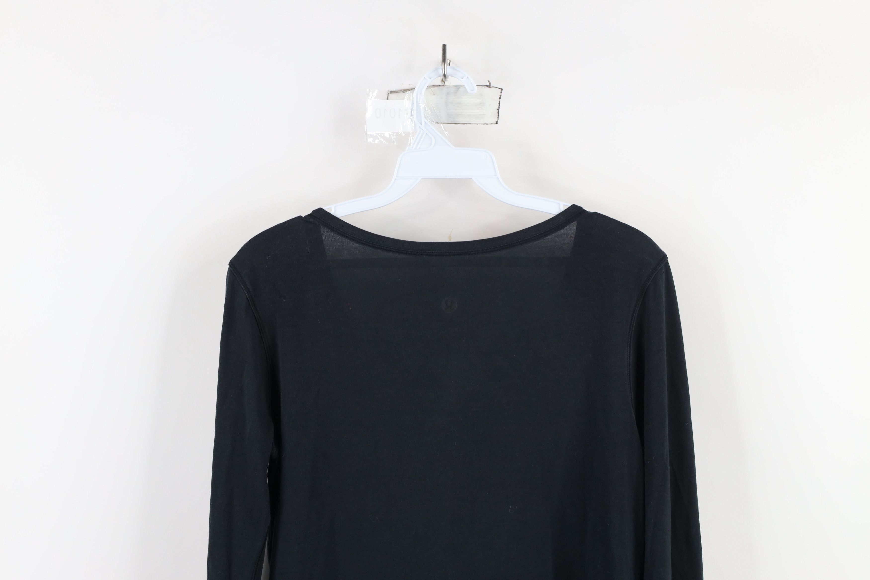 Lululemon × Vintage Lululemon Open Front Wrap Long Sleeve T-Shirt Black Size M / US 6-8 / IT 42-44 - 11 Thumbnail