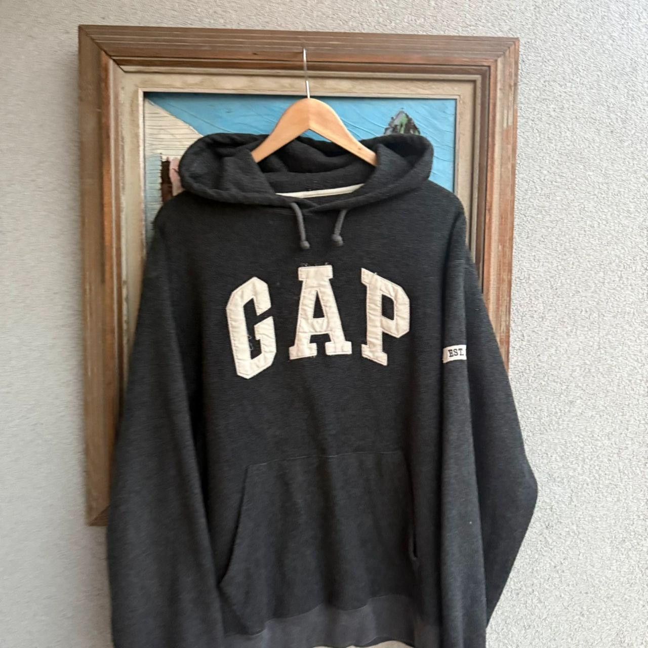 Gap GAP Hoodie Vintage y2k Fleece Retro Sweatshirt Size US XL / EU 56 / 4 - 3 Thumbnail