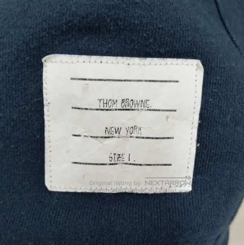Thom Browne Thom Browne Navy Cotton Long Sleeve Sweatshirt . Size US S / EU 44-46 / 1 - 4 Thumbnail