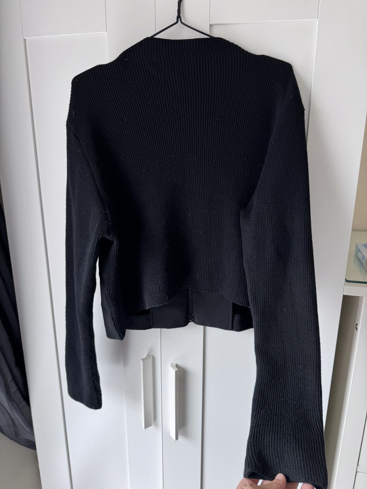Yohji Yamamoto Yohji Yamamoto vintage womans jacket wool back Size L / US 10 / IT 46 - 11 Thumbnail
