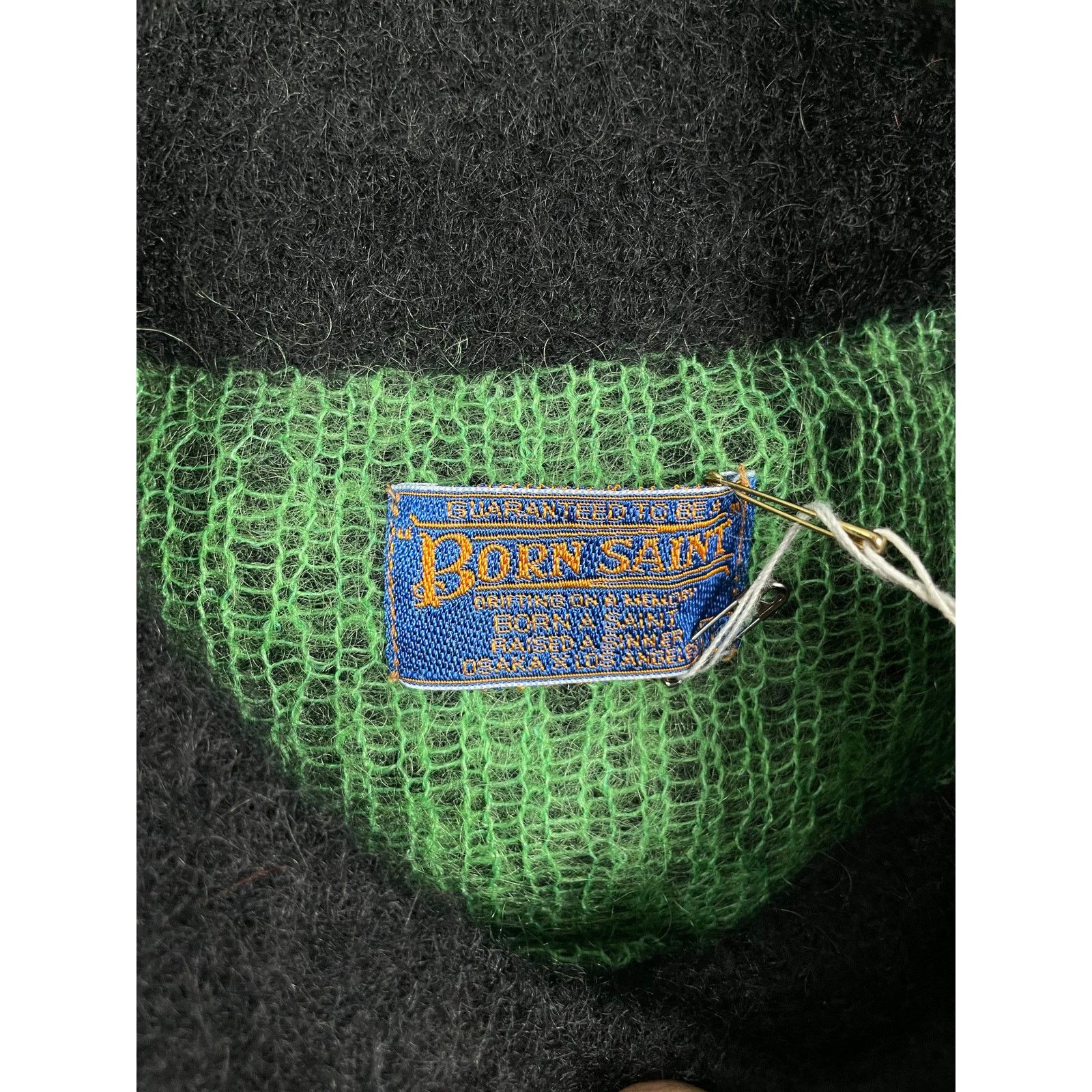Saint Michael Saint Michael Crewneck Black Green Mohair Large NEW Size US L / EU 52-54 / 3 - 2 Thumbnail
