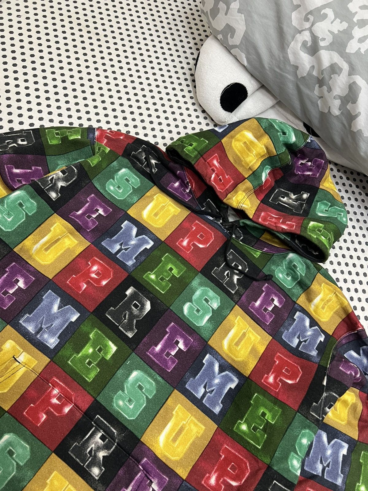 Supreme Supreme blocks multicolor hoodie. Size US XL / EU 56 / 4 - 2 Thumbnail