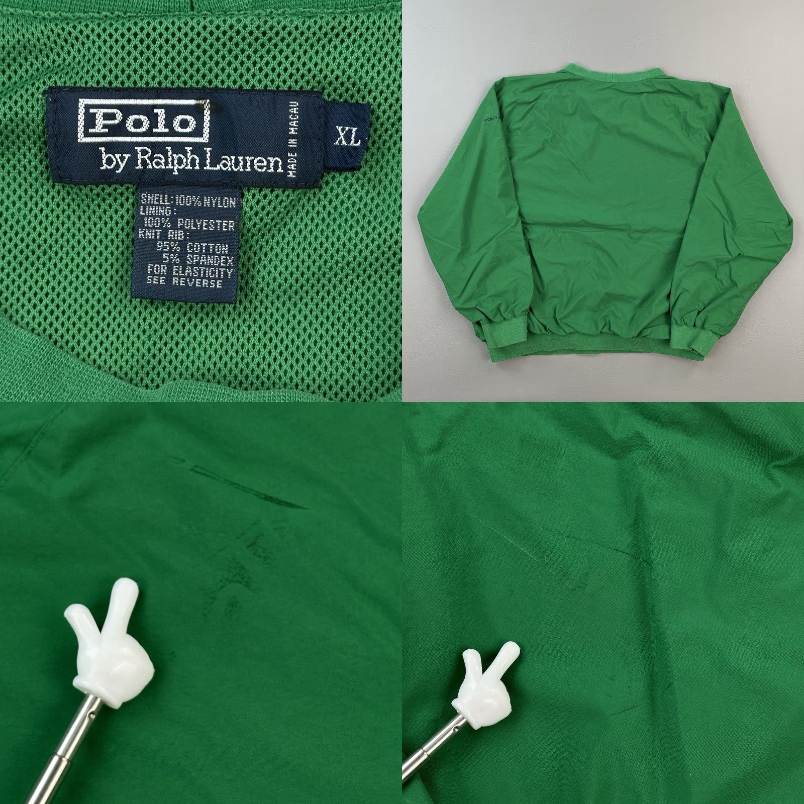 Polo Ralph Lauren VINTAGE Polo Ralph Lauren Polo Pullover Mens XL Green Golf Windbreaker 90s Size US XL / EU 56 / 4 - 8 Thumbnail