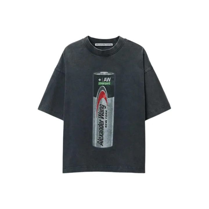 Alexander Wang Alexander Wang SS25 Graphic Crewneck T-Shirt 0079 Size S / US 4 / IT 40 - 1 Thumbnail