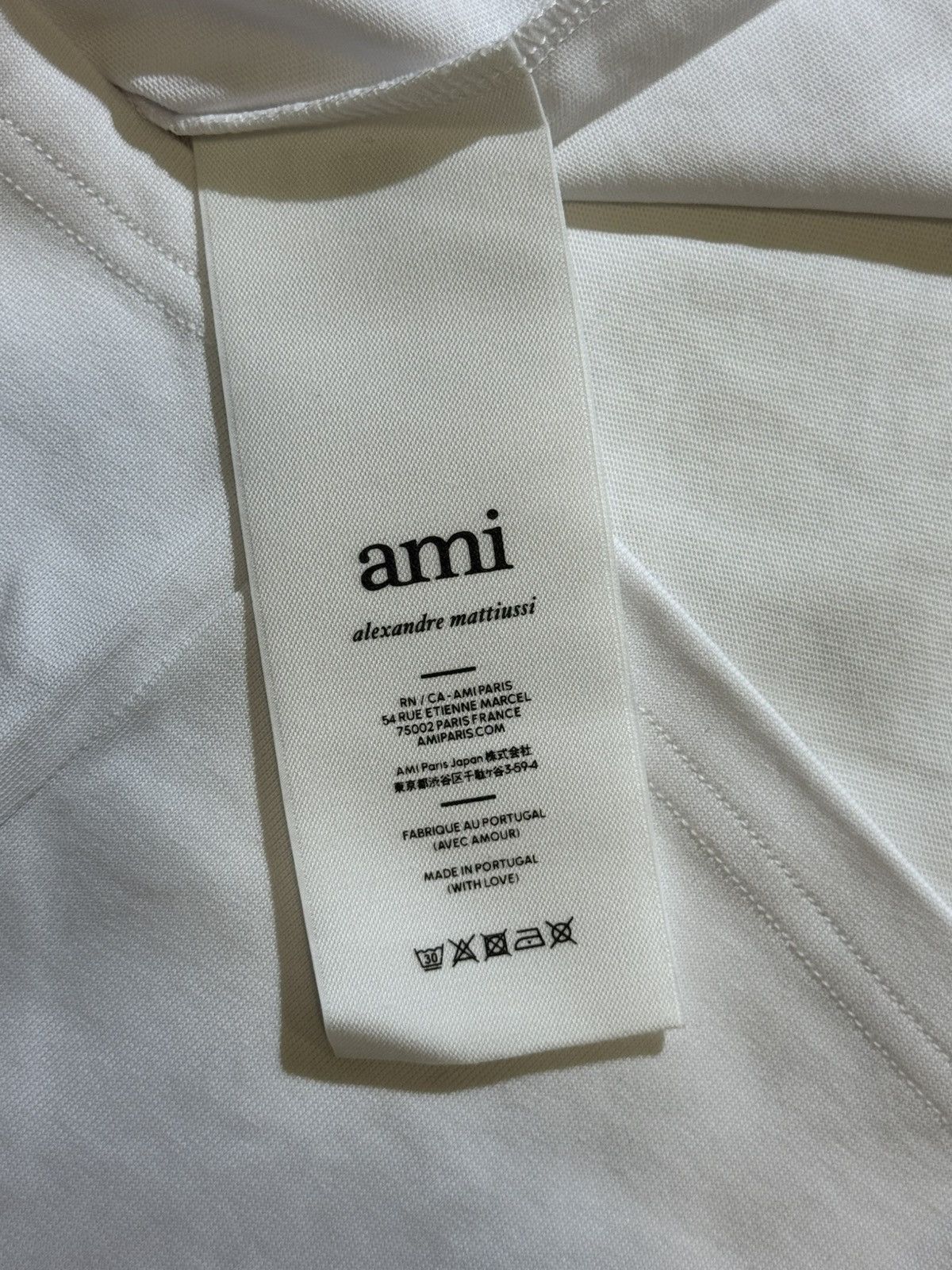 AMI Ami white t shirt Size US S / EU 44-46 / 1 - 5 Thumbnail