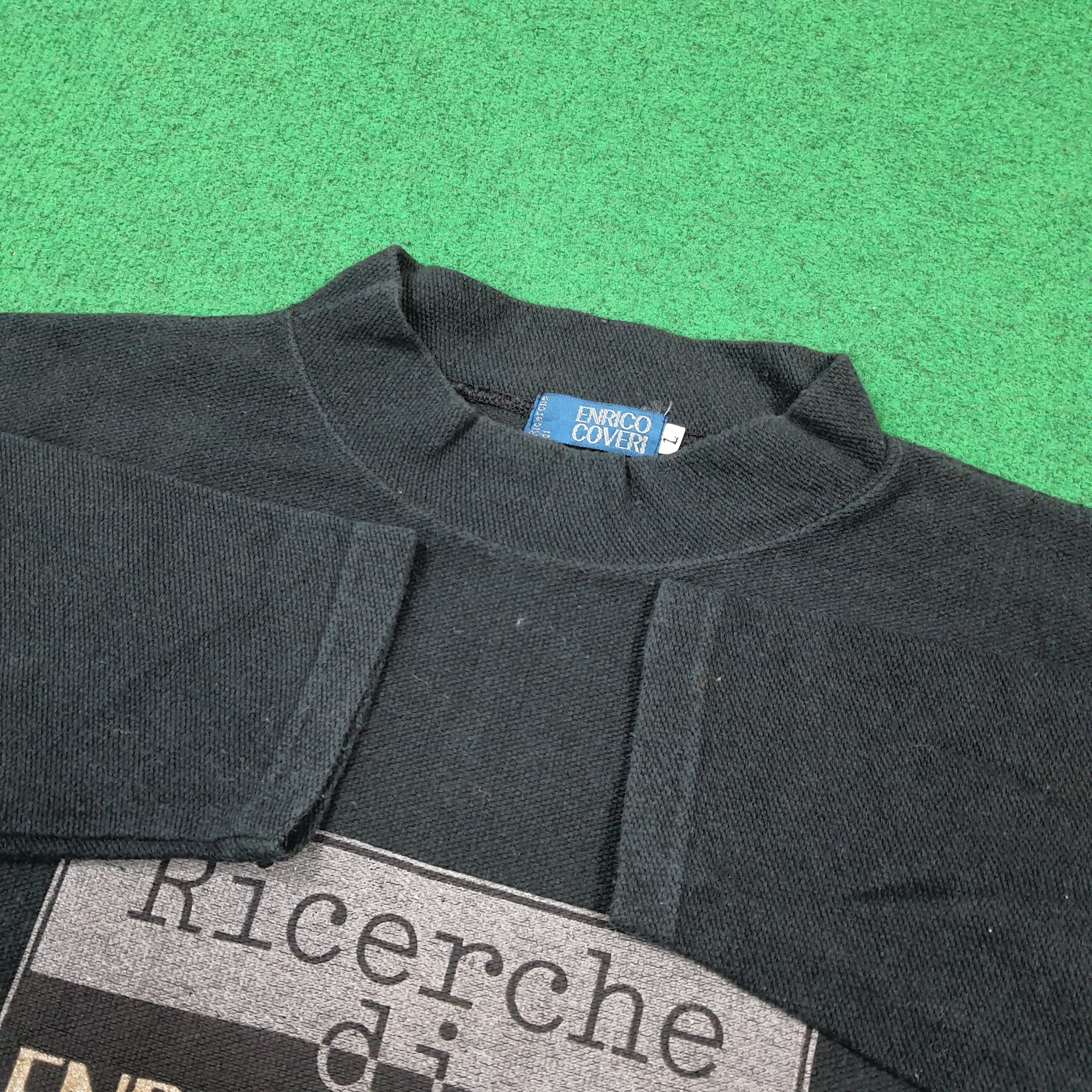 Enrico Coveri Vintage Ricerche di Enrico Coveri Mock Neck Pullover C289N19 Size US L / EU 52-54 / 3 - 5 Thumbnail