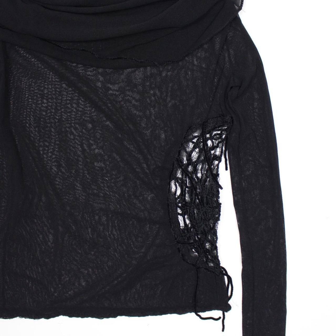 Jean Paul Gaultier JEAN PAUL GAULTIER SS 2003 SPIDER WEB MESH TOP Size M / US 6-8 / IT 42-44 - 2 Thumbnail
