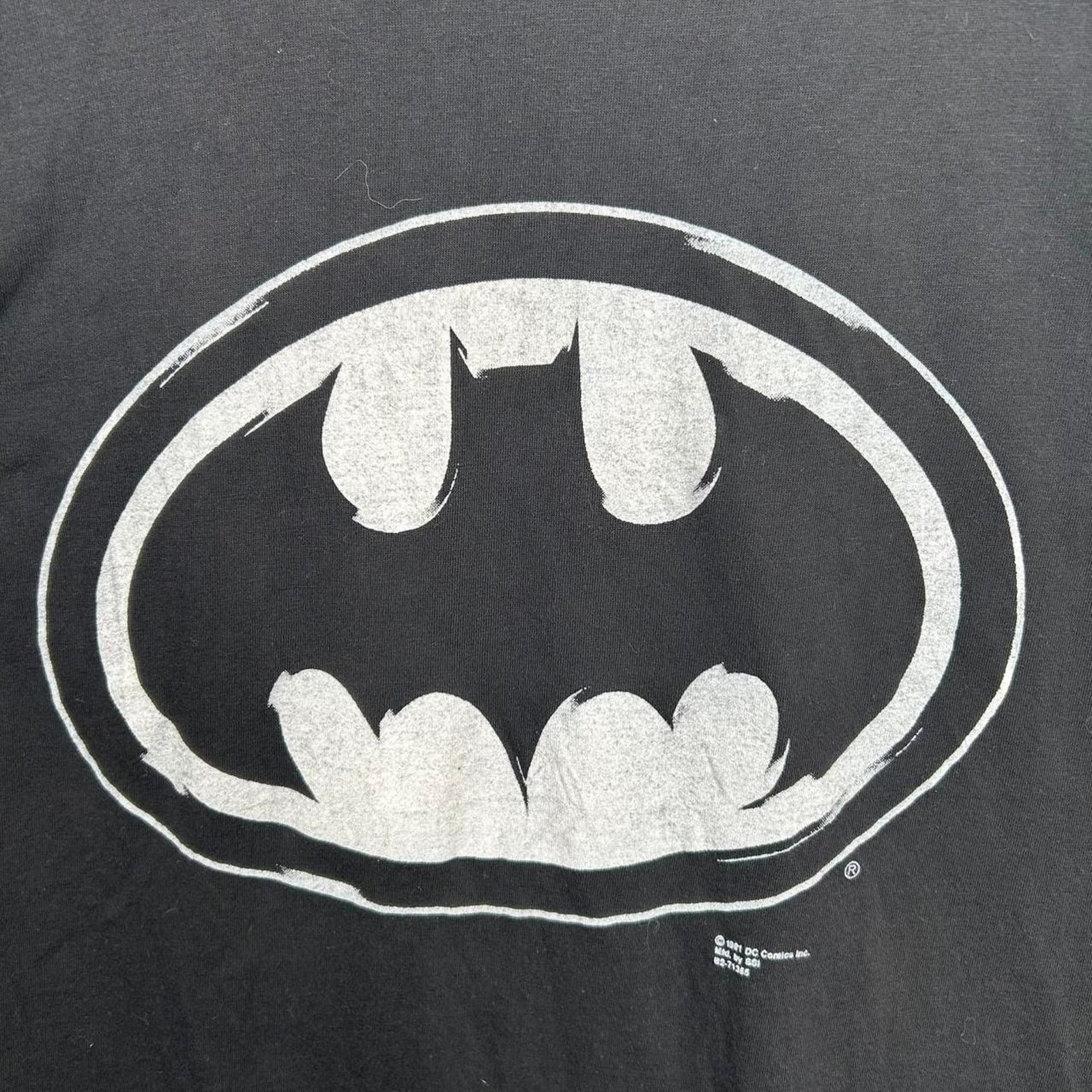 Other Vintage 90’s Bat Man Black Graphic Tee Size Large Size US L / EU 52-54 / 3 - 3 Thumbnail