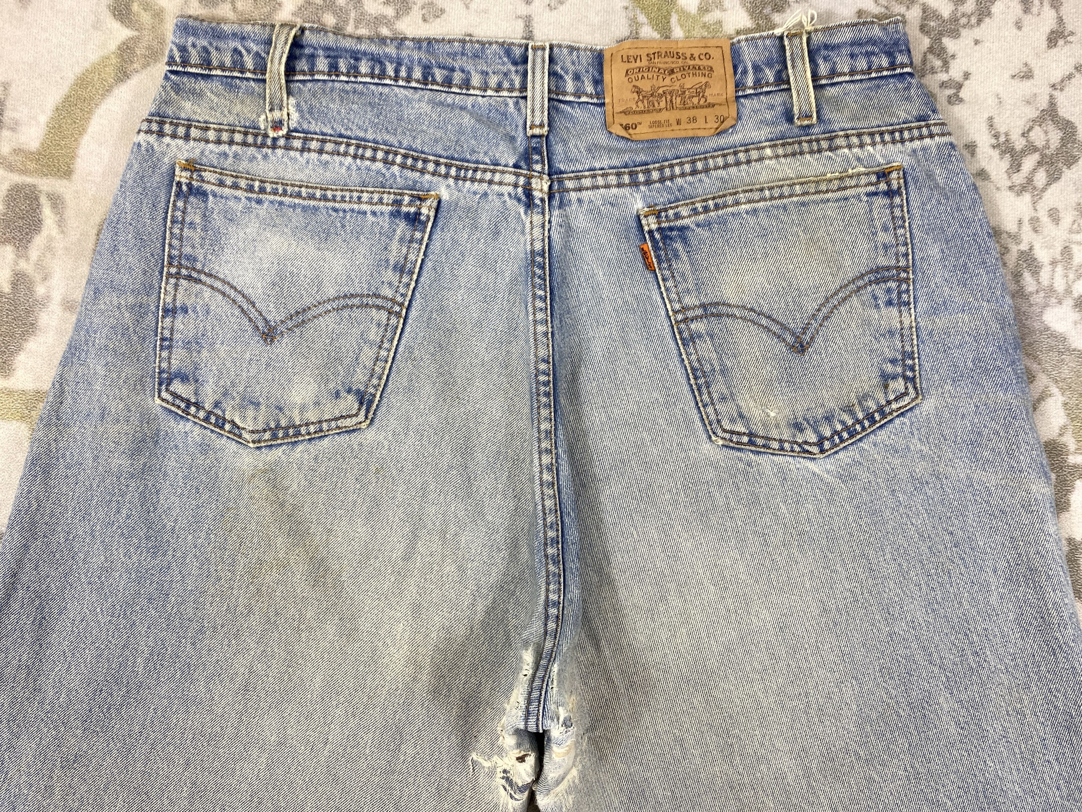 Levi's Light Blue Wash Vintage Levi's 560 38x30.5 Denim -JN1950 Size US 38 / EU 54 - 4 Thumbnail