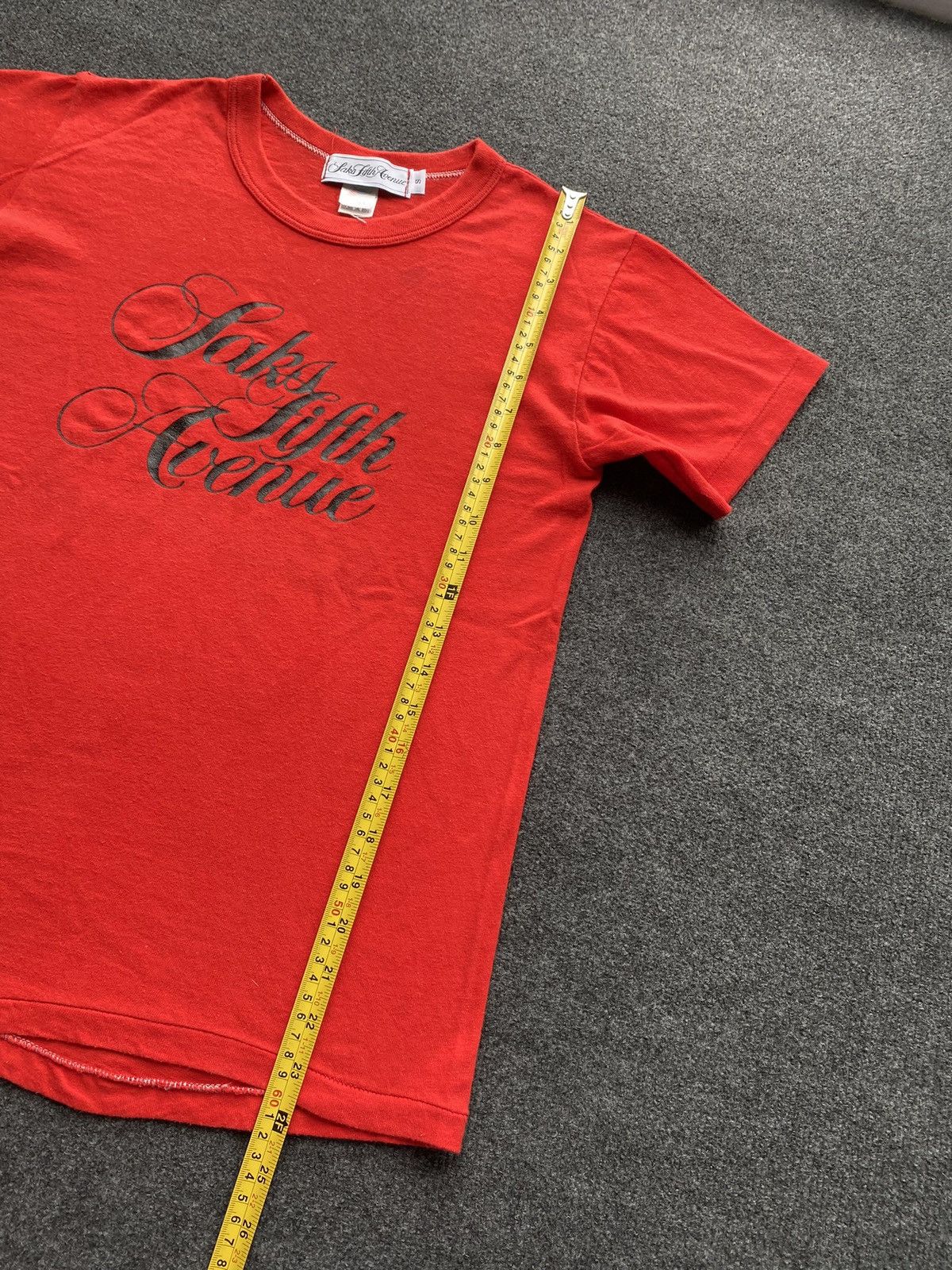 Saks Fifth Avenue 🔥Rare 90s Saks Fifth Avenue Red Tee Mens s USA Made unique Size US S / EU 44-46 / 1 - 7 Thumbnail