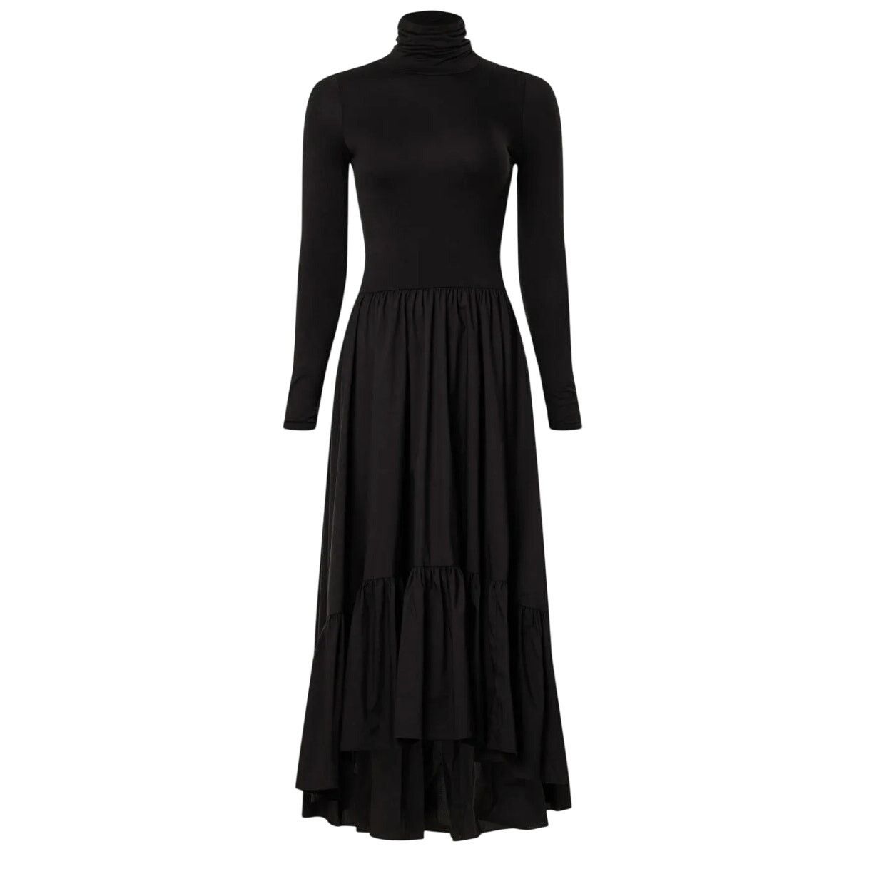 CAROLINE CONSTAS Caroline Constas Melissa Long Sleeve Dress in Black, Size M Size M / US 6-8 / IT 42-44 - 1 Thumbnail