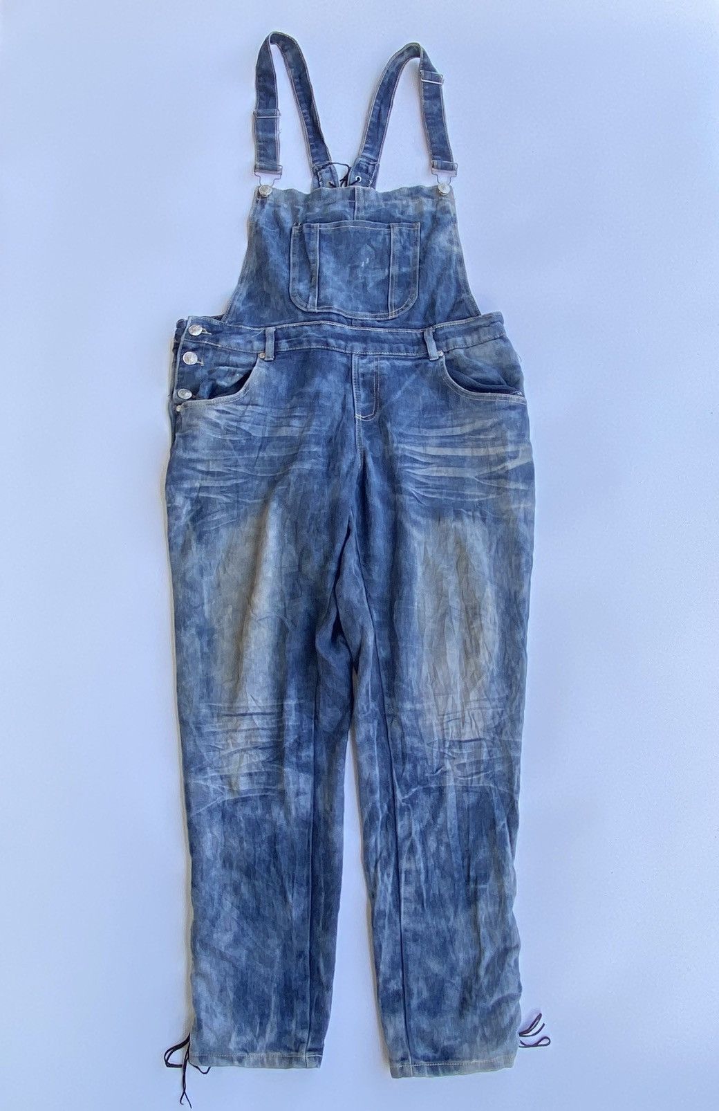 Other Vintage Blue Denim Dungarees Pocket Pullover Jumper Size S Size 27" / US 4 / IT 40 - 1 Thumbnail