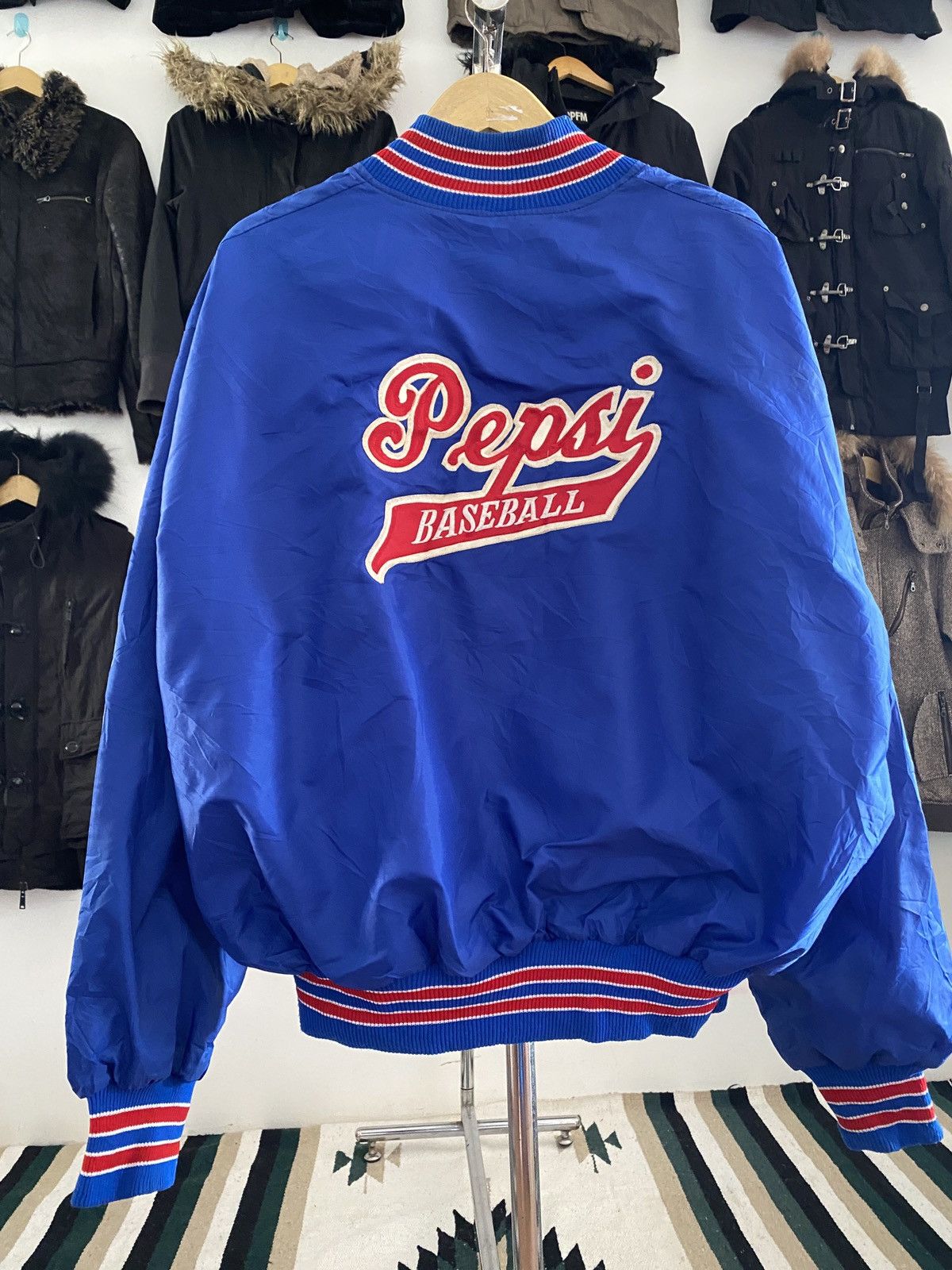 Vintage Vintage Pepsi Northen California Varsity Jacket Made In USA Size US XXL / EU 58 / 5 - 6 Thumbnail