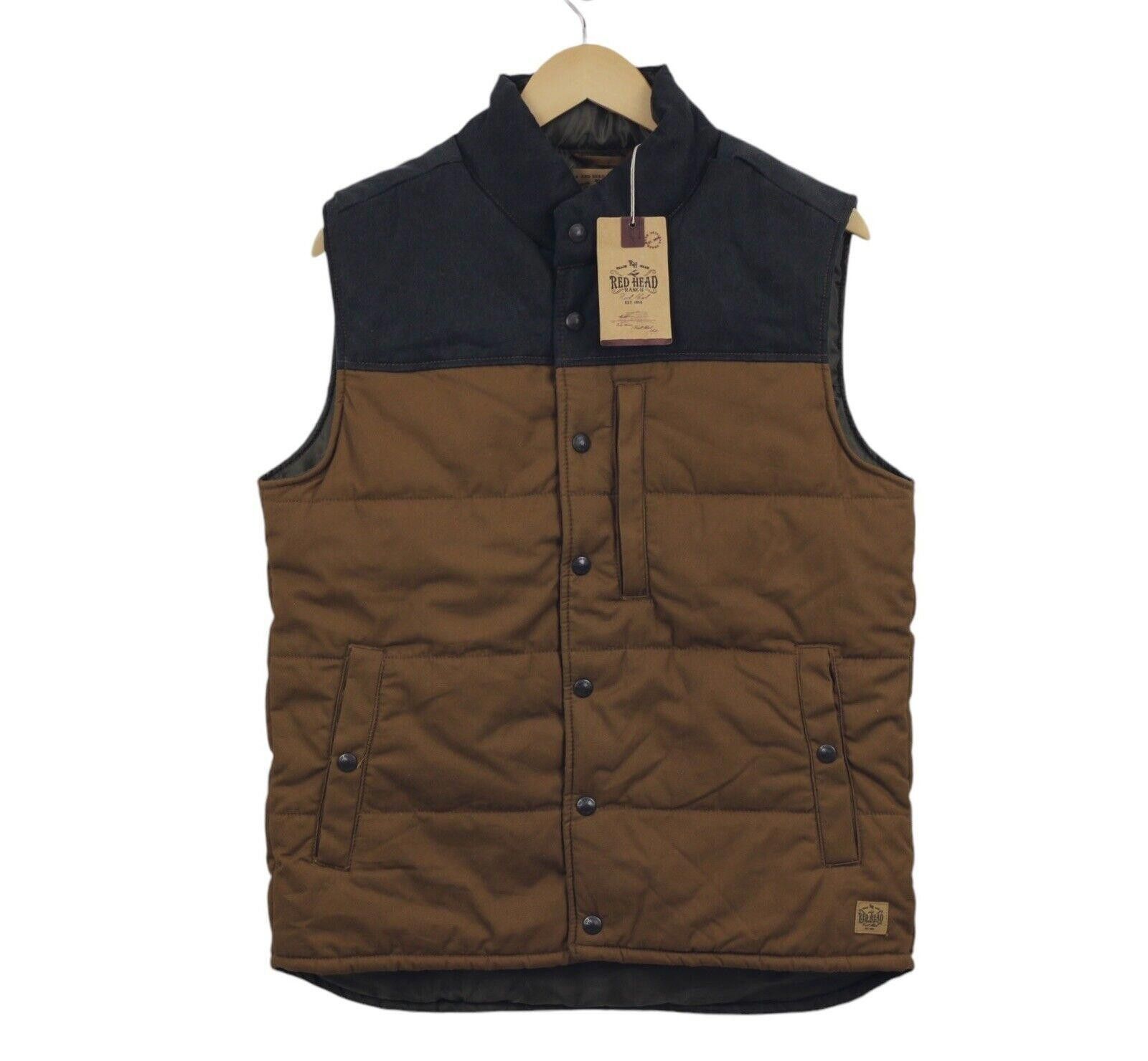 Redhead REDHEAD Men’s Brown Vest Hunting Fishing Hiking M NWT Size ONE SIZE - 1 Thumbnail