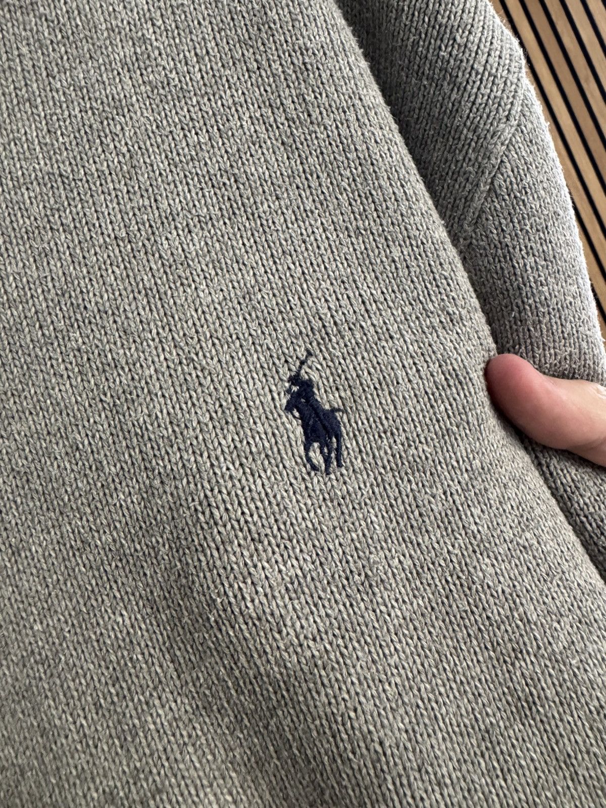 Polo Ralph Lauren Polo Ralph Lauren Cable Sweater Knit Luxury Gray size XL Size US XL / EU 56 / 4 - 6 Thumbnail