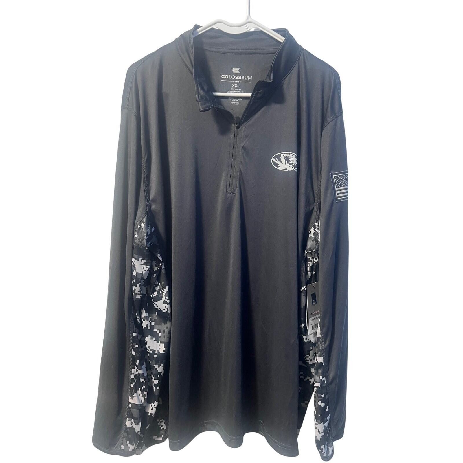 Colosseum Athletics Colosseum Mizzou Pullover Mens XXL Grey Camo NWT Size US XXL / EU 58 / 5 - 1 Thumbnail