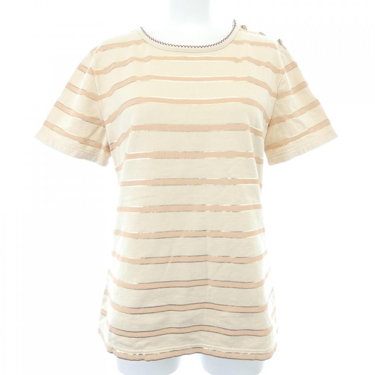 Chanel Chanel Chanel T Shirt Textile T-Shirts P57909V35692 DUTY FREE for USA Size ONE SIZE - 1 Thumbnail