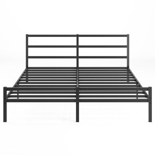 Designer × Homemade Metal Platform Bed frame with Headboard, Sturdy Metal Frame, Size US L / EU 52-54 / 3 - 2 Thumbnail