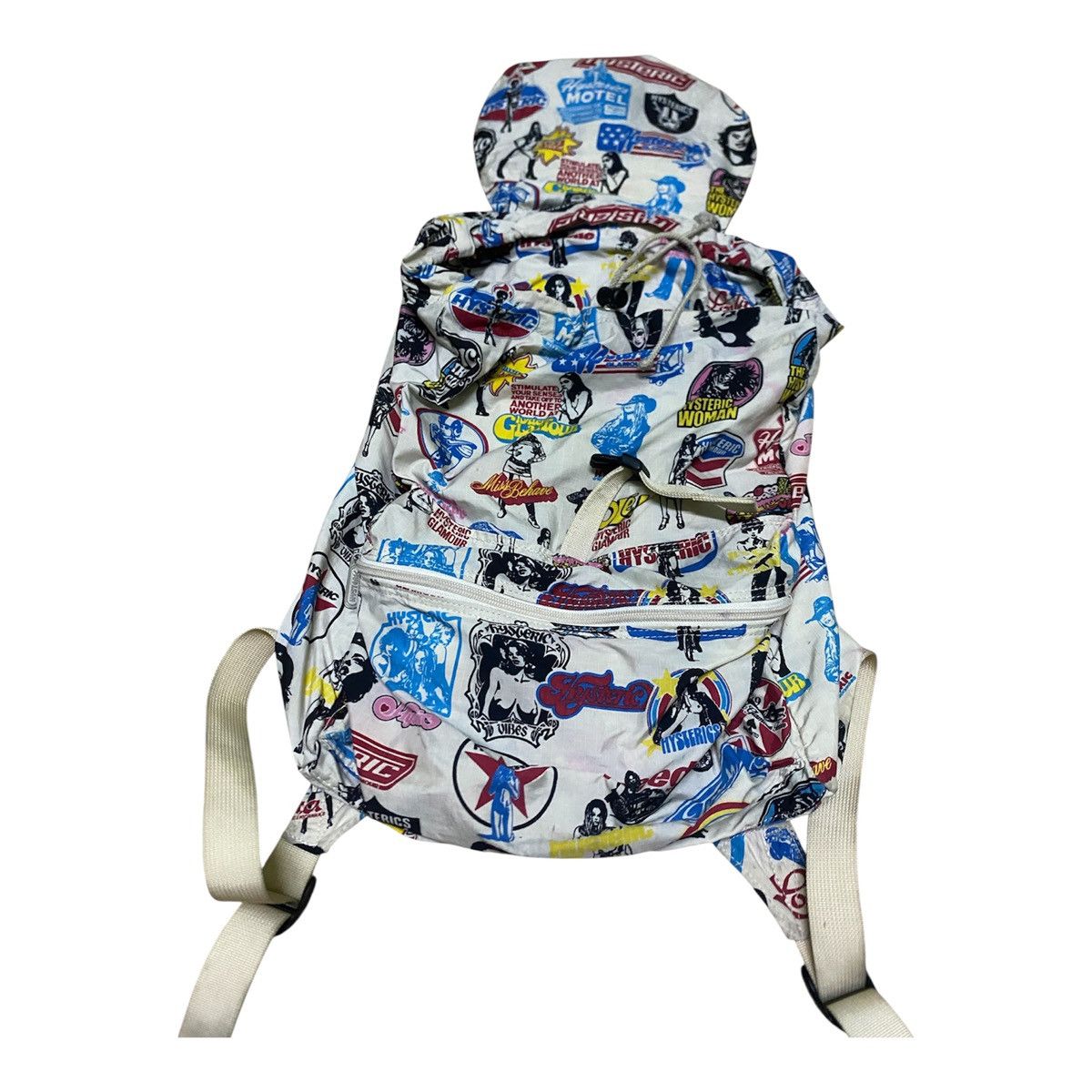Hysteric Glamour Hysteric Glamour Full Print Drawstring Backpack Size ONE SIZE - 4 Thumbnail