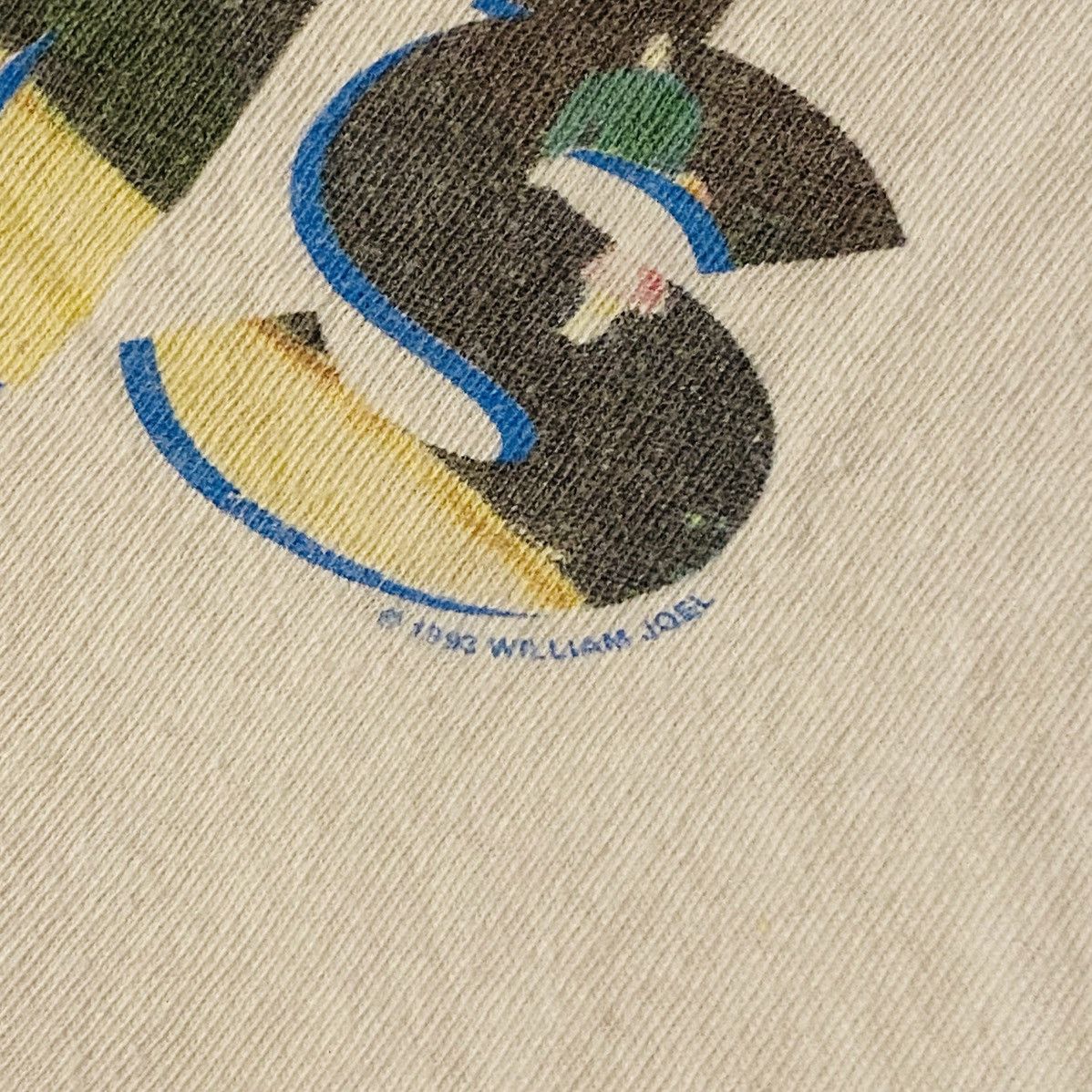 Band Tees × Vintage Vintage 1993 Billy Joel River of Dreams Tour White Tee Large Size US L / EU 52-54 / 3 - 3 Thumbnail