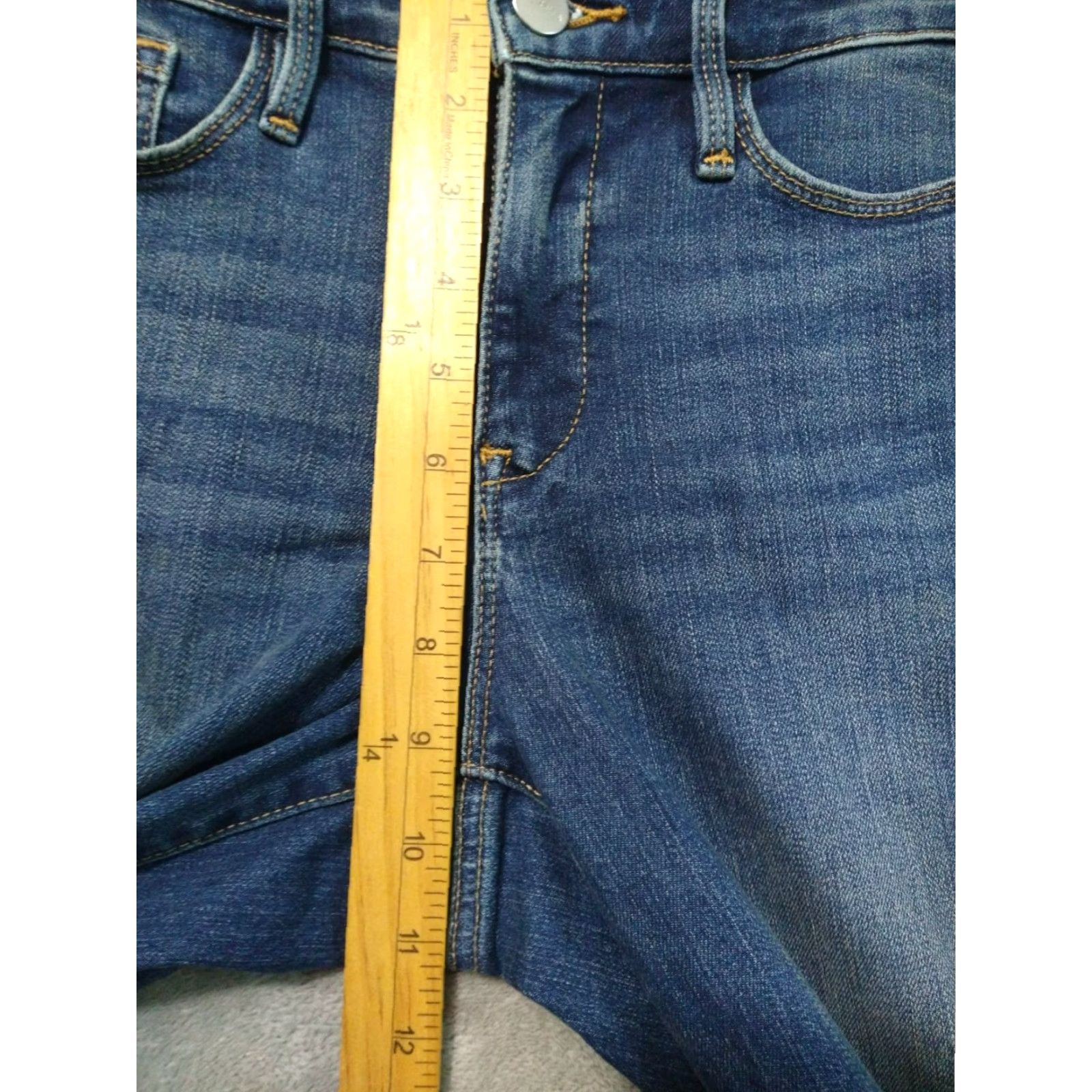 Athleta Athleta Jeans Womens 6 Blue Denim Sculptek Ultra Skinny Mid Rise Stretch Size 28" / US 6 / IT 42 - 4 Thumbnail
