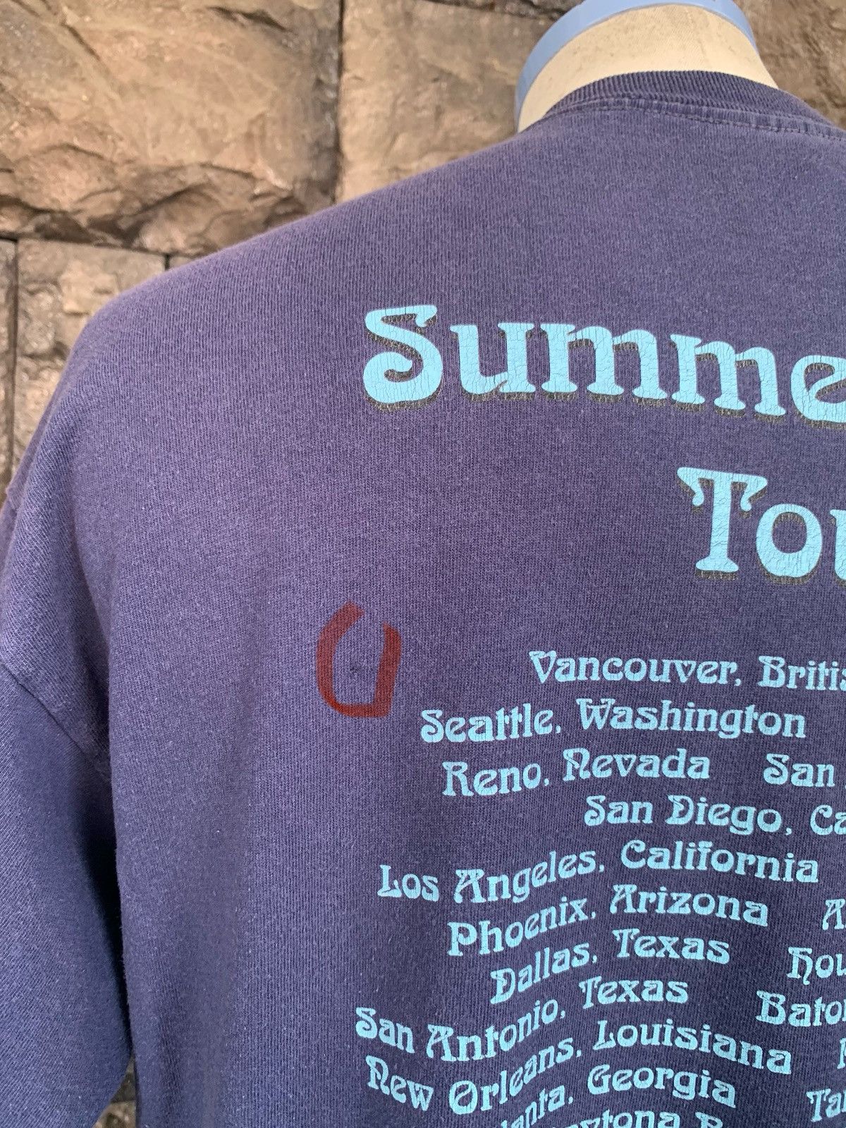 Band Tees × Vintage Vintage 90s The Moody Blues Tour English Rock Band T shirt Size US L / EU 52-54 / 3 - 9 Thumbnail