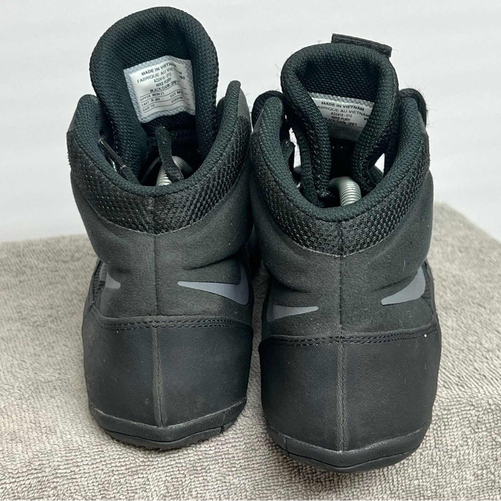 Nike Nike Fury Wrestling Sneakers Sample Black Mesh RARE Size US 10 / EU 43 - 4 Thumbnail