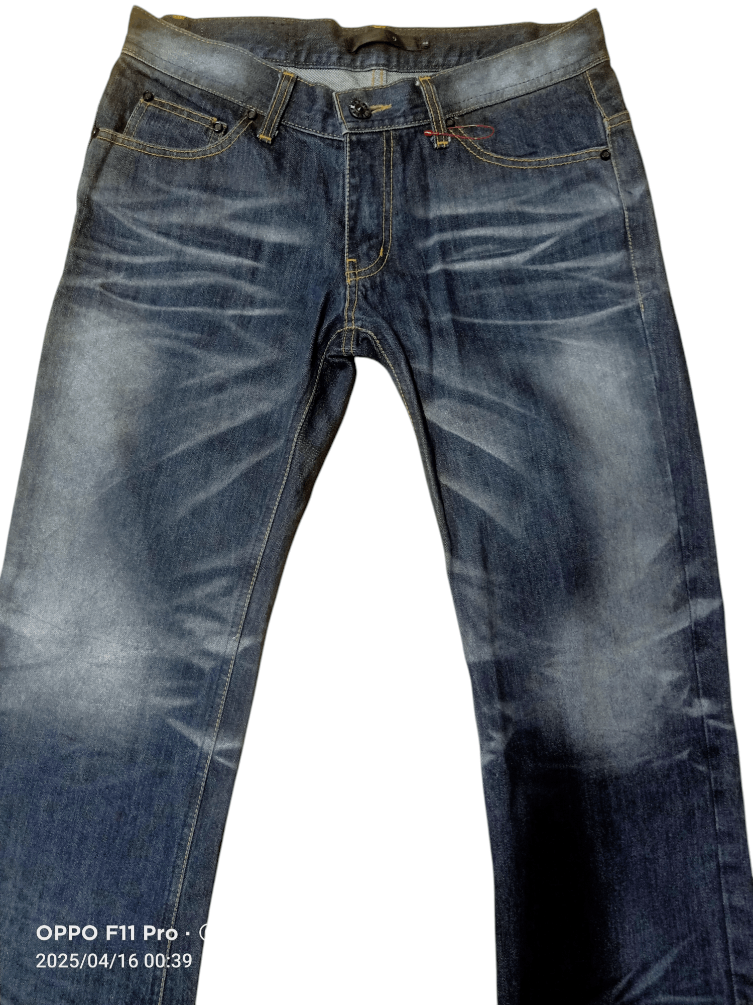 If Six Was Nine × Le Grande Bleu (L.G.B.) Midas 9 XL FlareDenim HoneyCum Design Size US 33 - 2 Thumbnail