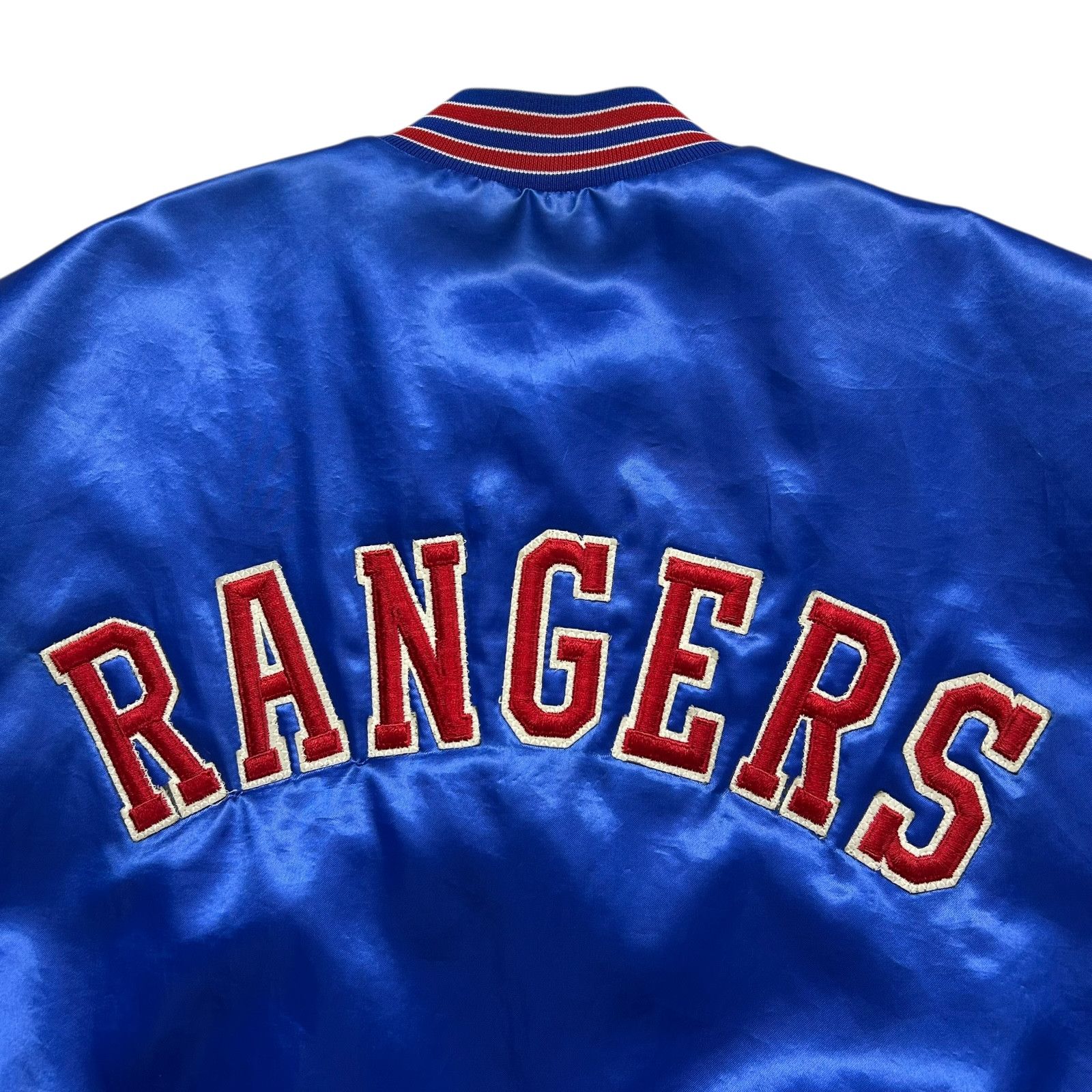NHL VTG 90s NEW YORK RANGERS SWINGSTER SATIN JACKET SPELL OUT L Size US L / EU 52-54 / 3 - 3 Thumbnail