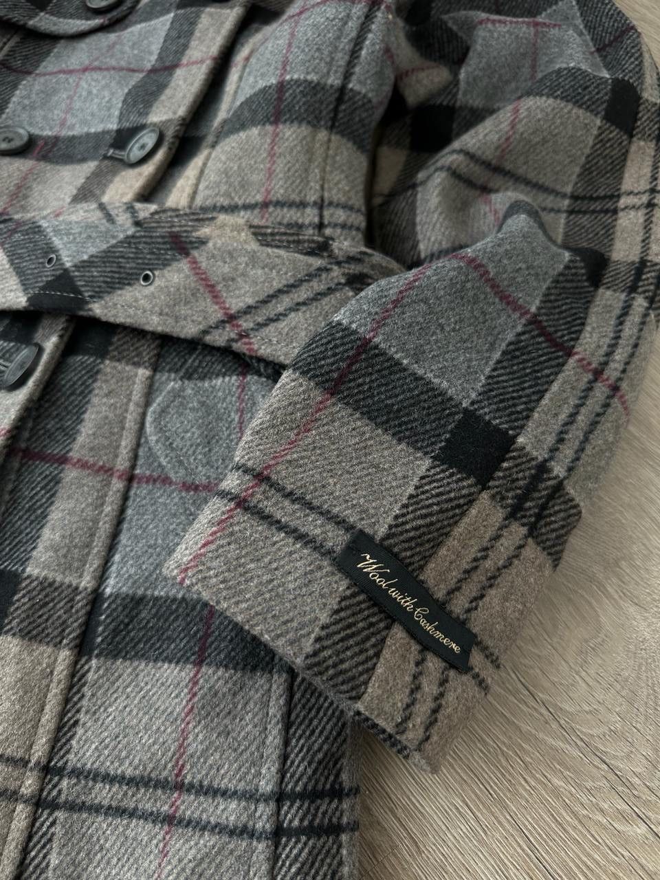 Barbour × Vintage Vintage Barbour W's Wool Coats Winter Tartan Jacket Size M / US 6-8 / IT 42-44 - 8 Thumbnail