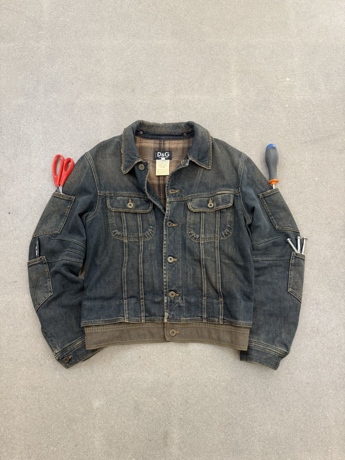 Dolce & Gabbana Archive ‘03 F/W Dolce & Gabbana double layer denim jacket Size US M / EU 48-50 / 2 - 1 Thumbnail