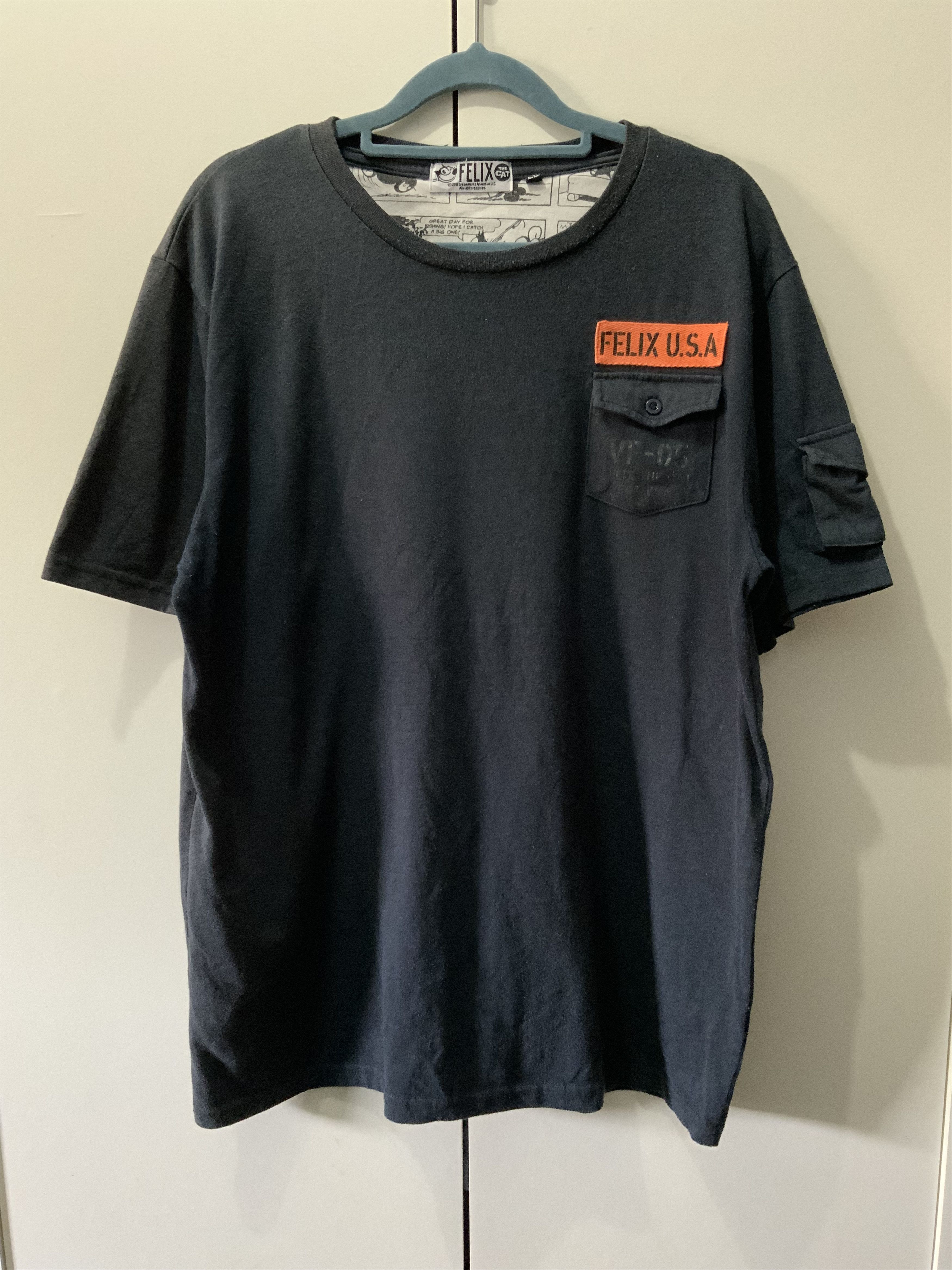 Cartoon Network Felix and The Cat USA Single Pocket Tee Size US L / EU 52-54 / 3 - 1 Thumbnail