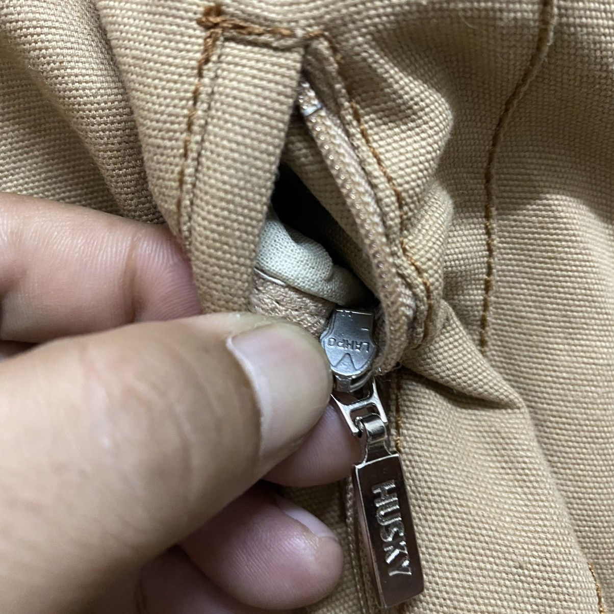Vintage Vintage HUSKY Chore Zipper LAMPO Leather Monogram taly Size US M / EU 48-50 / 2 - 6 Thumbnail