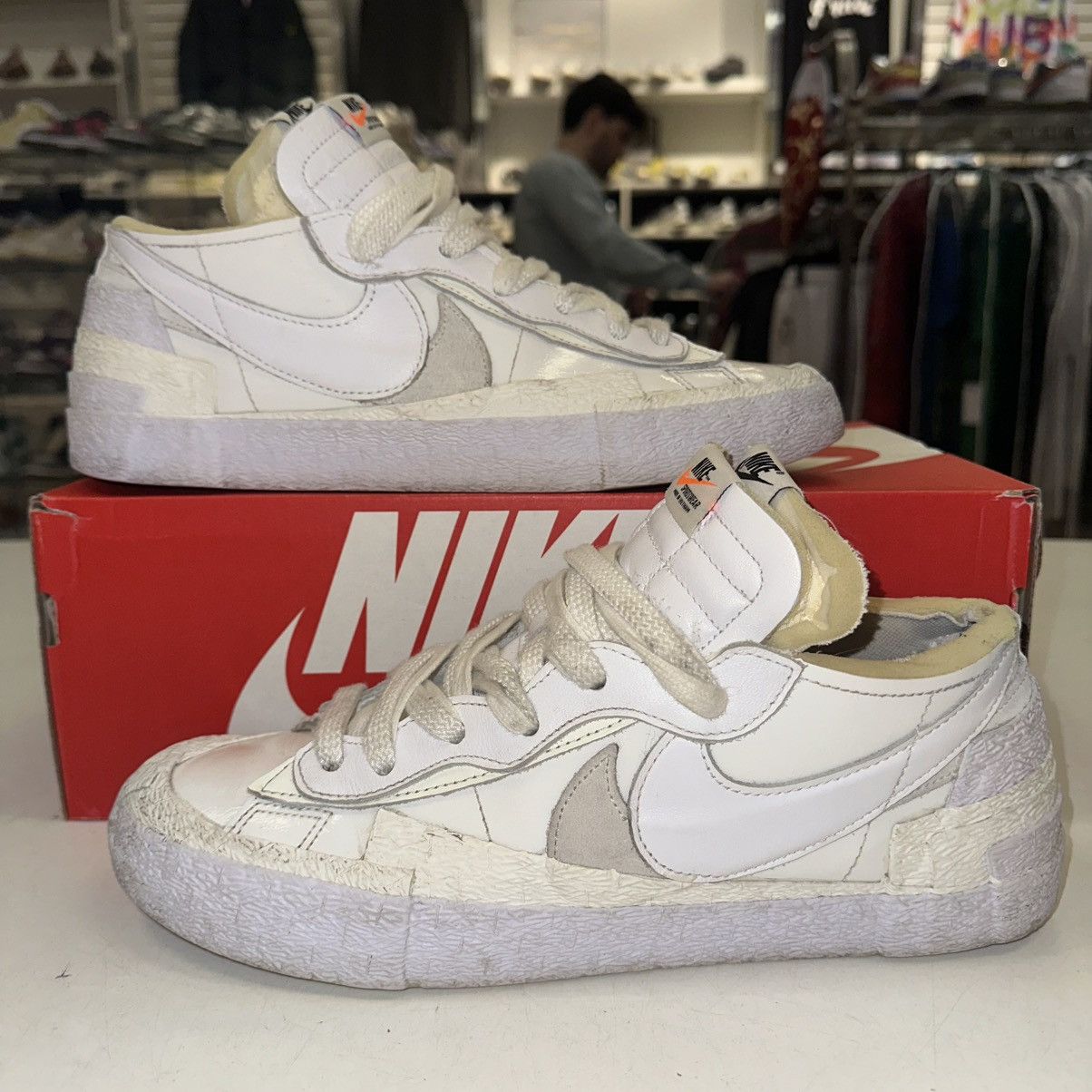 Nike Shoes Nike Sacai Blazer White Nike Sacai X Blazer Low 'Magma