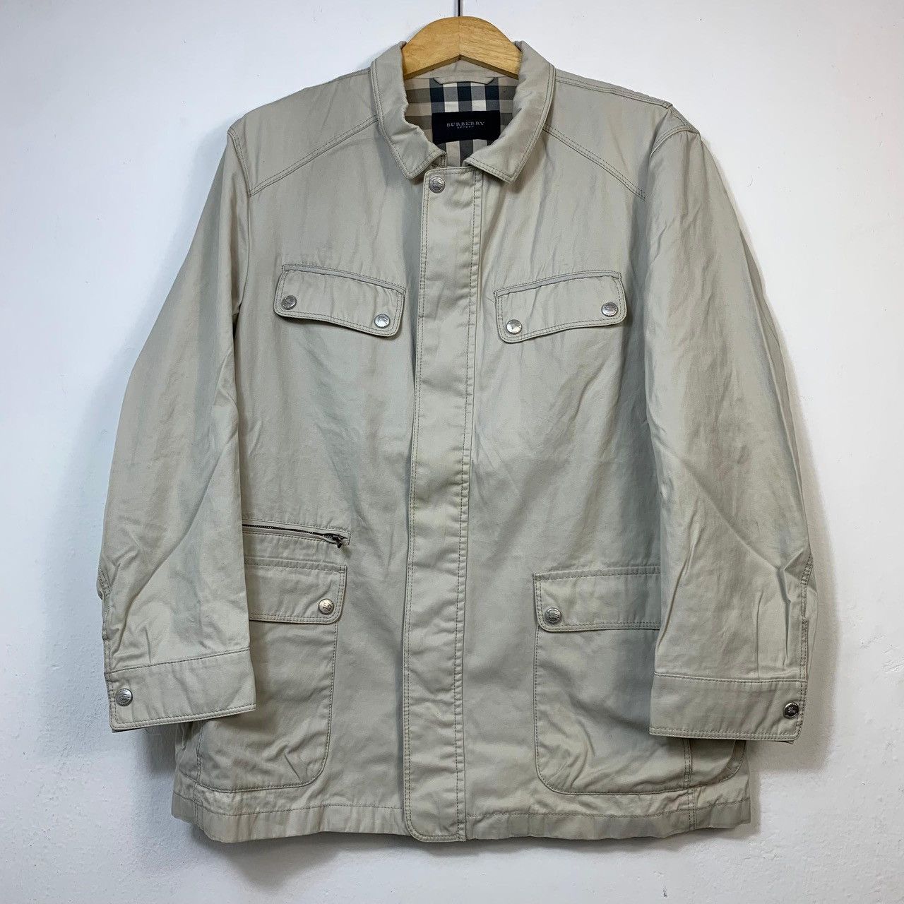 Burberry Burberry London Men's Field Jacket Nova Check Lining Size US XL / EU 56 / 4 - 1 Thumbnail