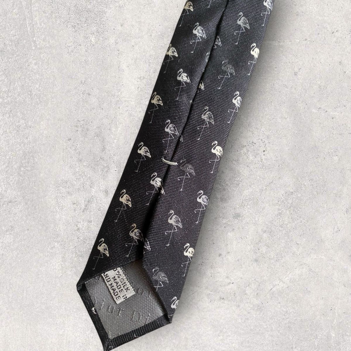 Dior Dior Homme Flamingo Silk Necktie Size ONE SIZE - 3 Thumbnail